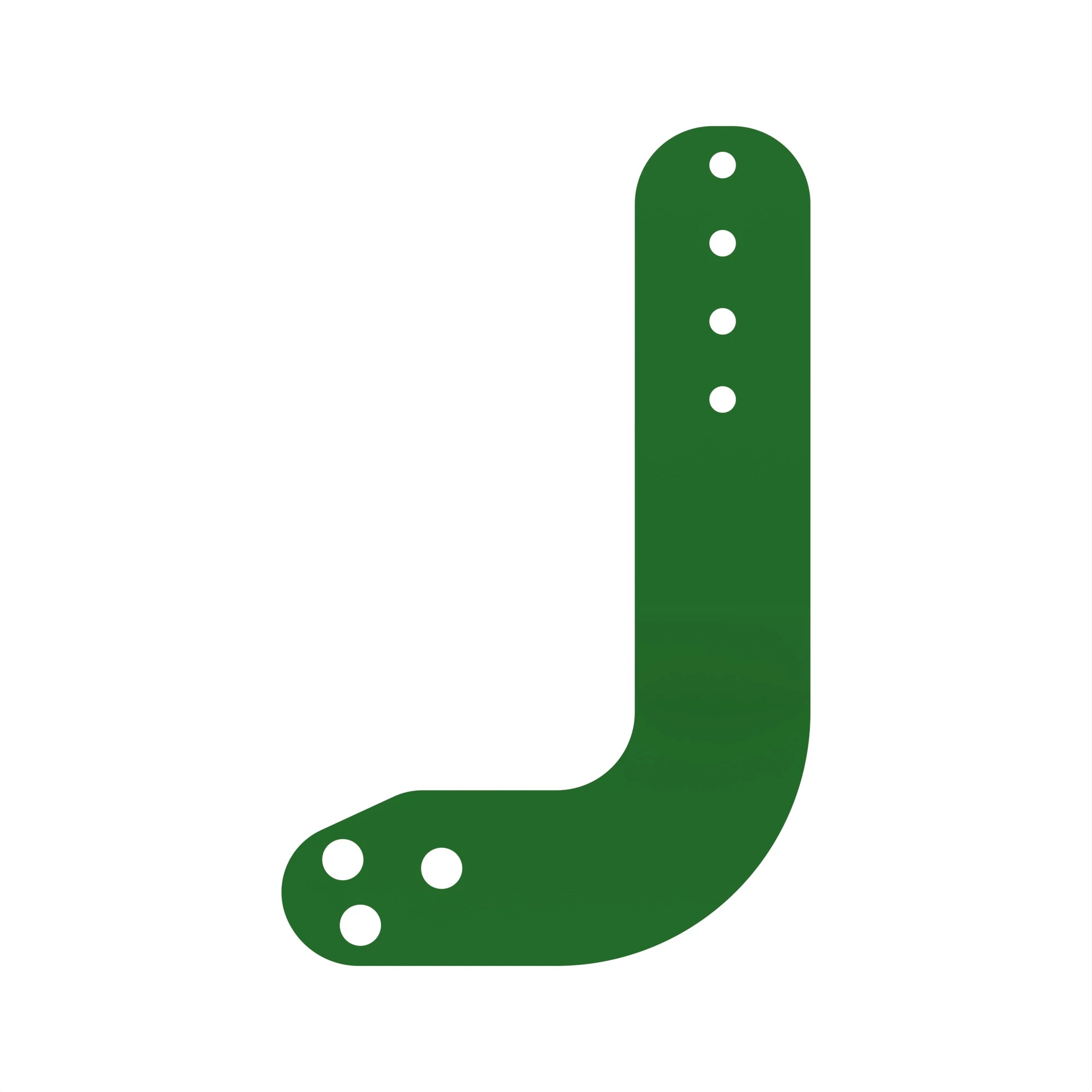 BRACKET, TIRE SCRAPER, OFFSET, LH