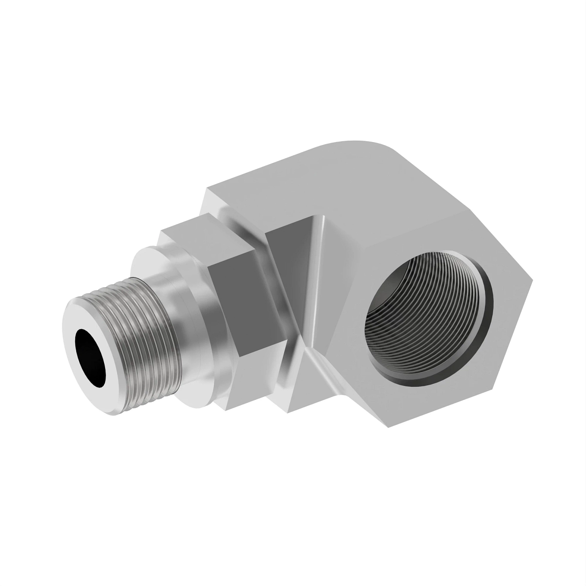 Elbow Fitting, M18 to Female -8 ORB