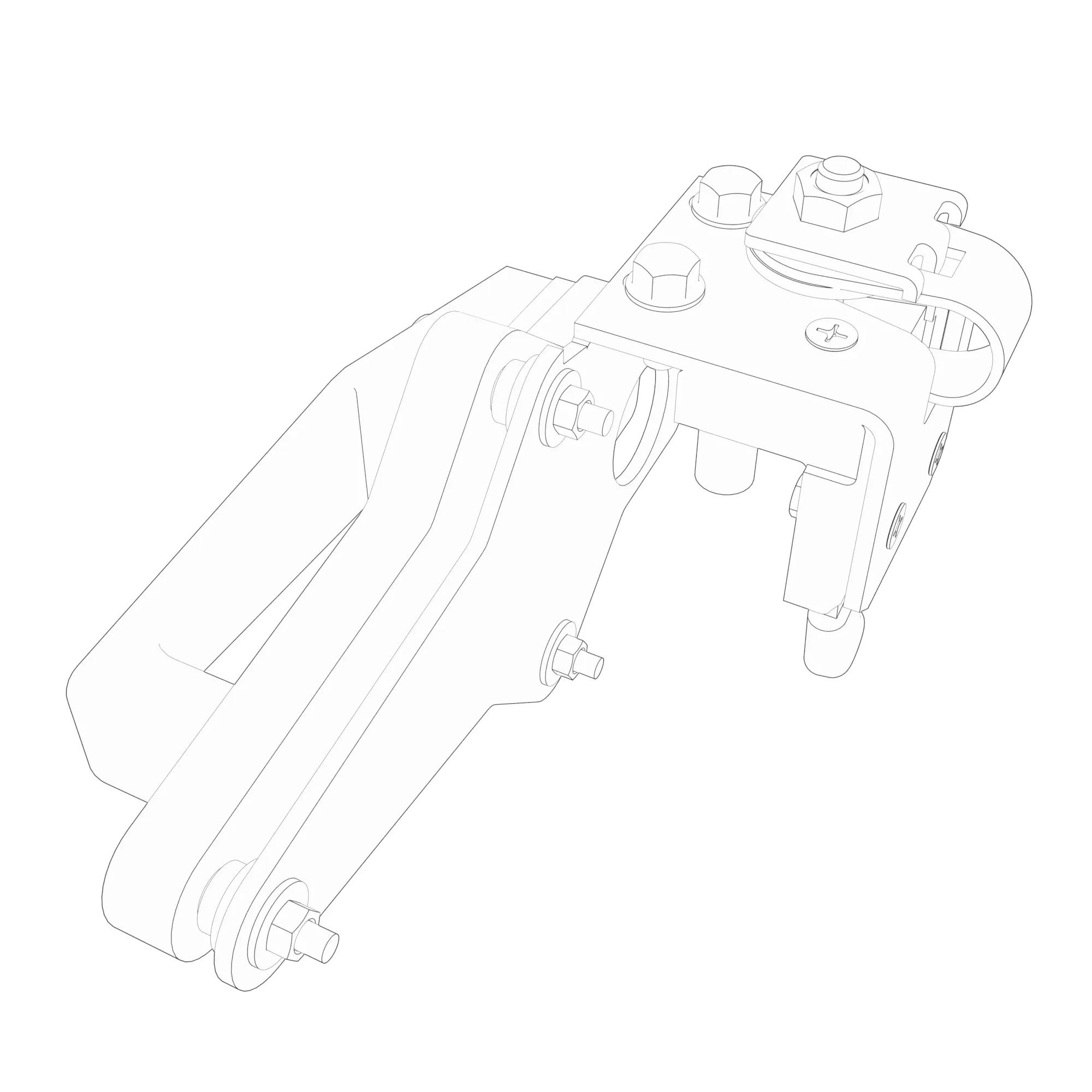 John Deere RH Door Installation Lock Kit - BSJ10587