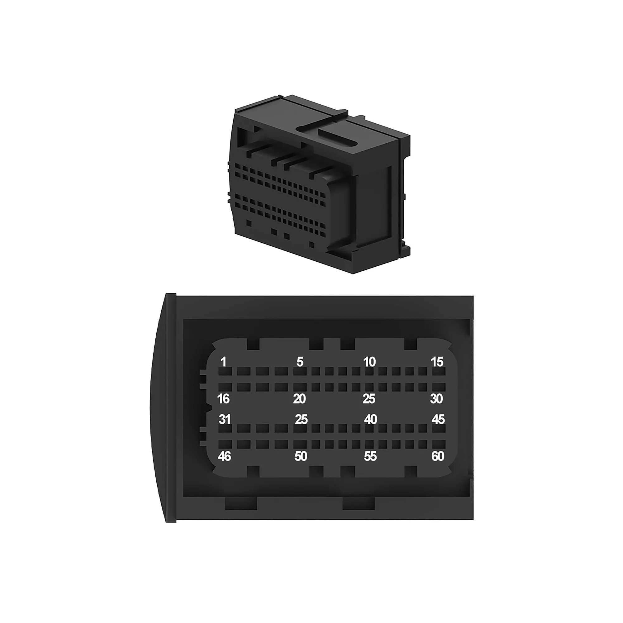 Conn Tyco 60W F S Black Plastic