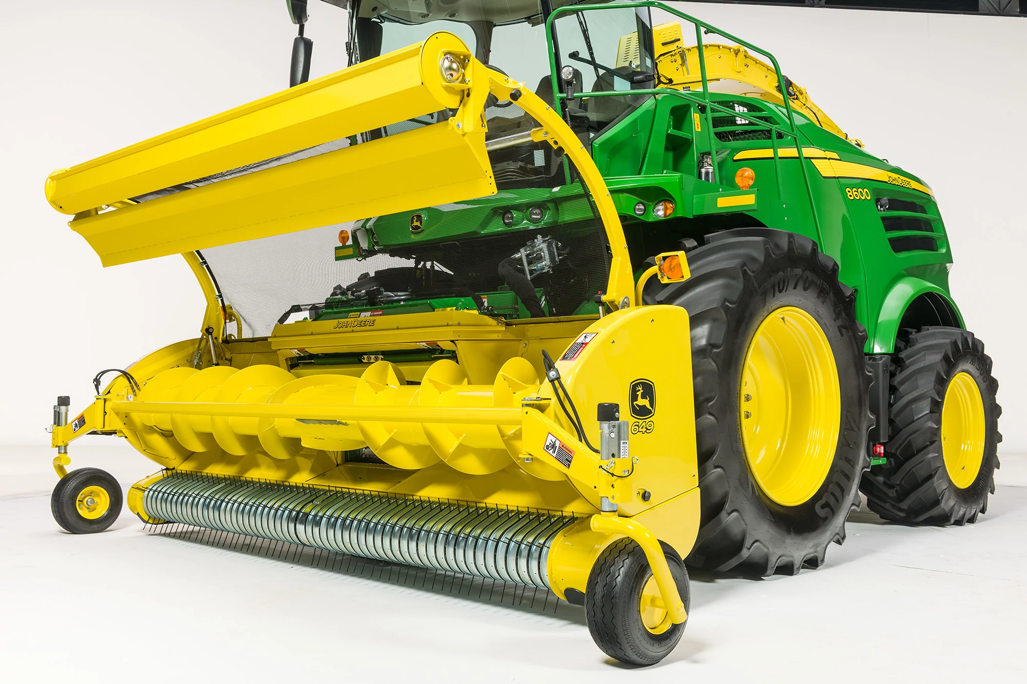 Image of a yellow 6X9 series windrow pickup auger