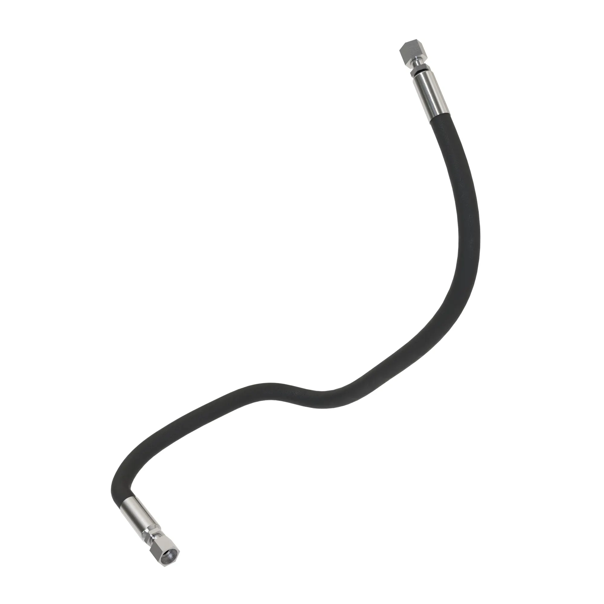 John Deere Ride Control Valve Port T Hydraulic Hose - AT199641