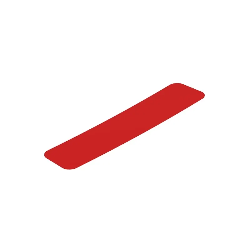LABEL, RETROFLECTIVE RED