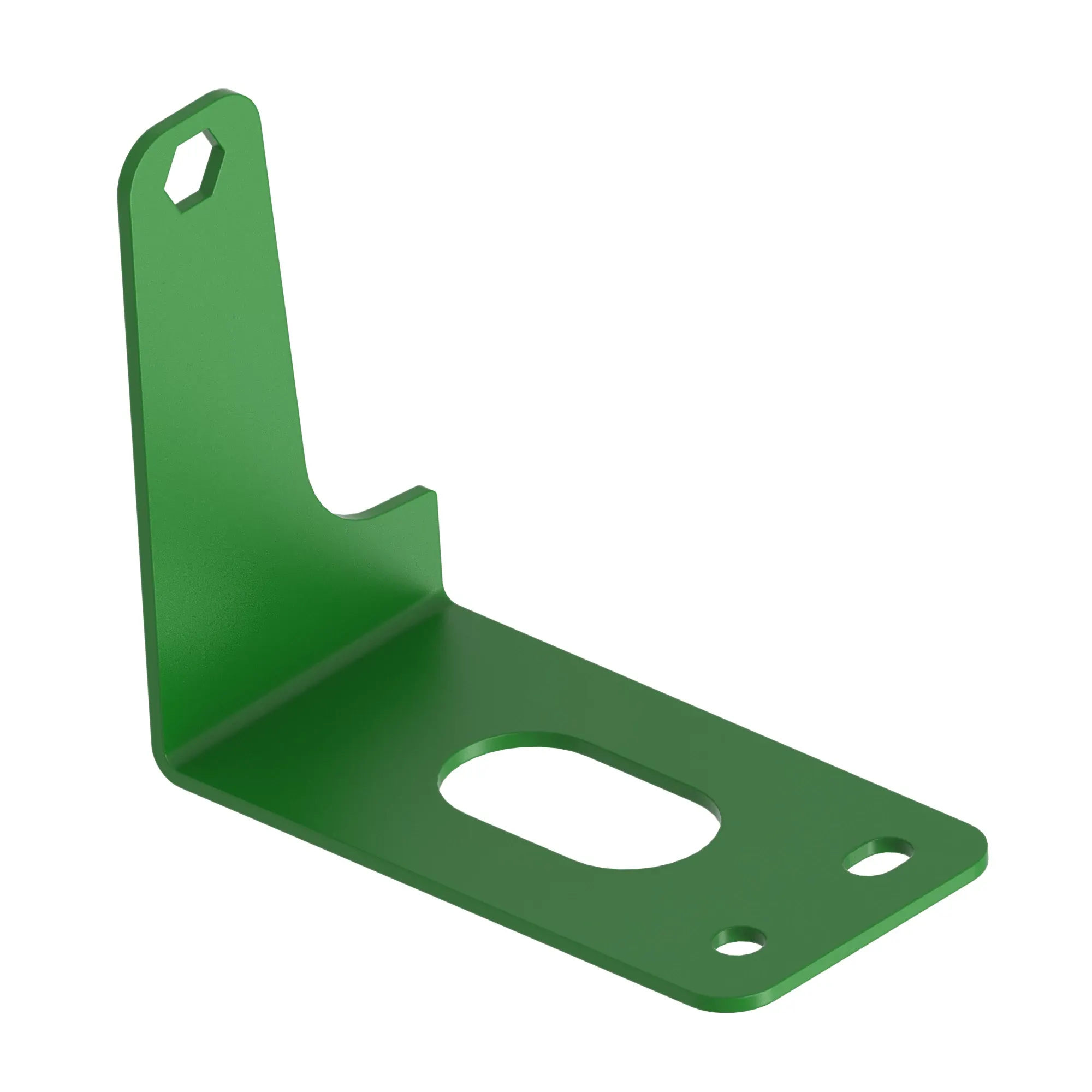 BRACKET, LH FAN SHIELD, STOPPER