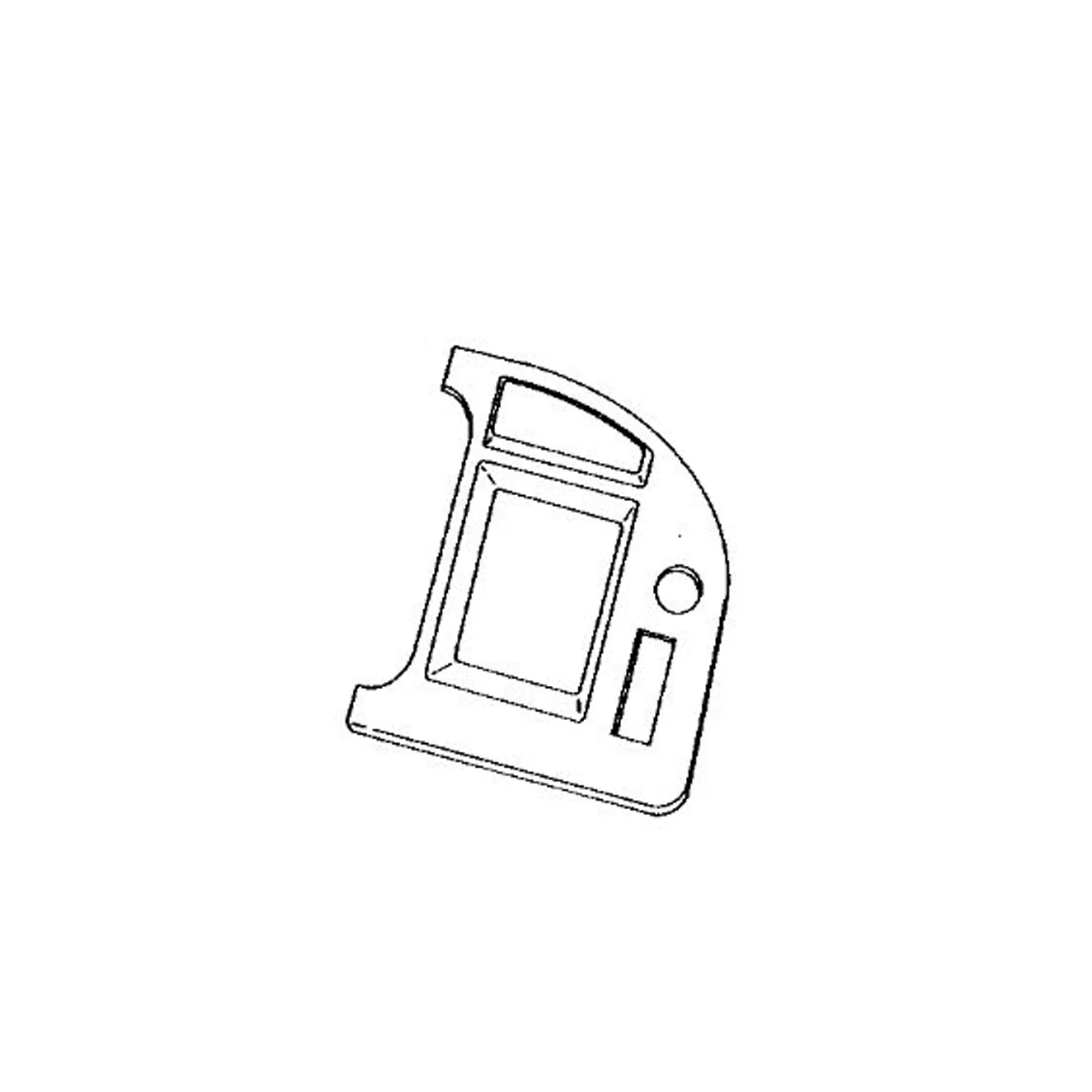 John Deere Instrument Panel Cover, Right Side - R93280