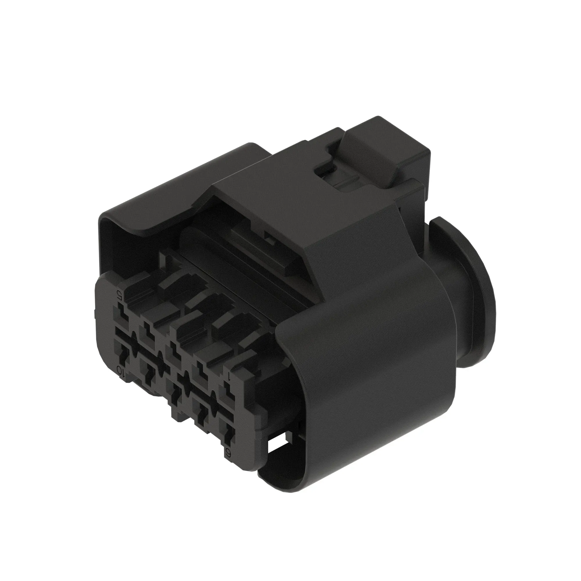 John Deere Black External Electrical Connector Housing - 57M15089