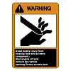 John Deere Warning Safety Sign - H149088