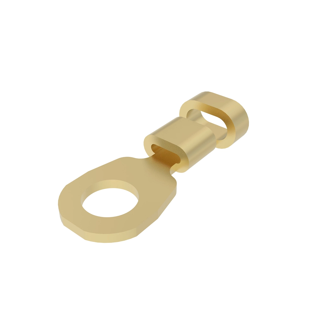 TERM DELPHI RING M5 12-8GA BRASS