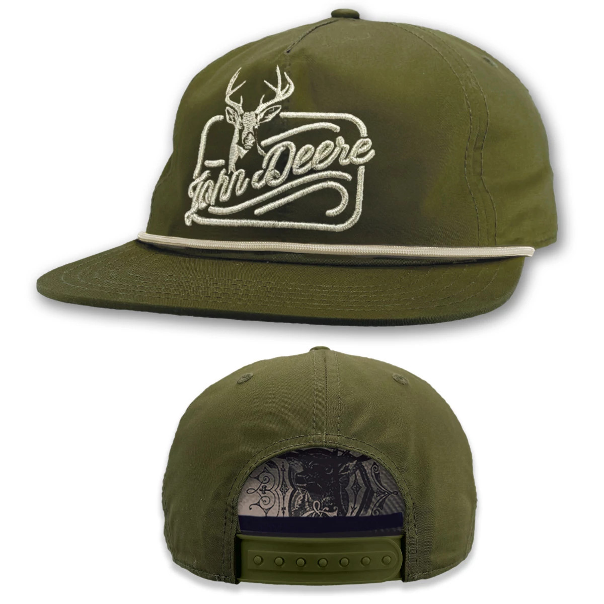 Deer Head Embroidered Hat