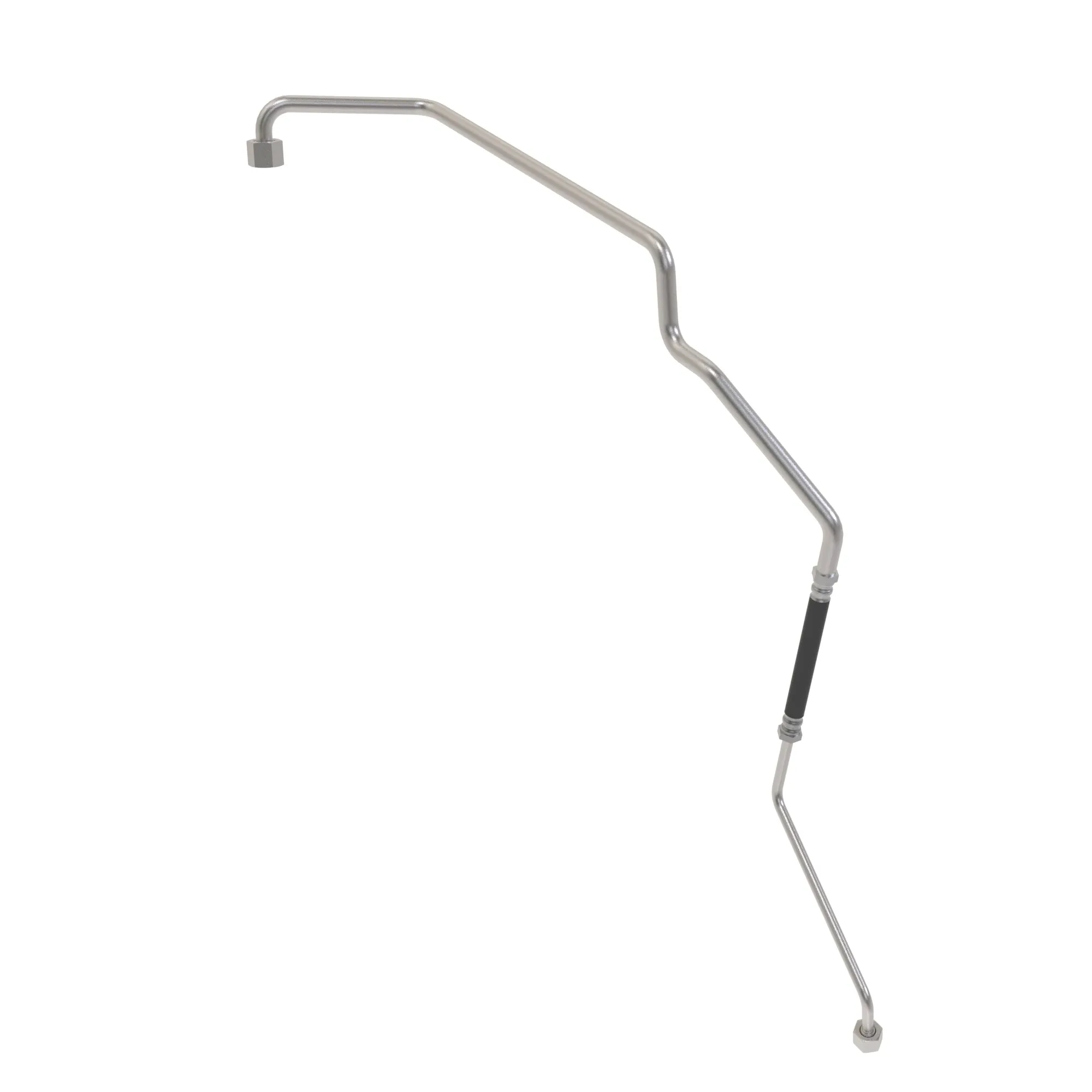 John Deere High Pressure Turbocharger Oil Supply Line - RE542836
