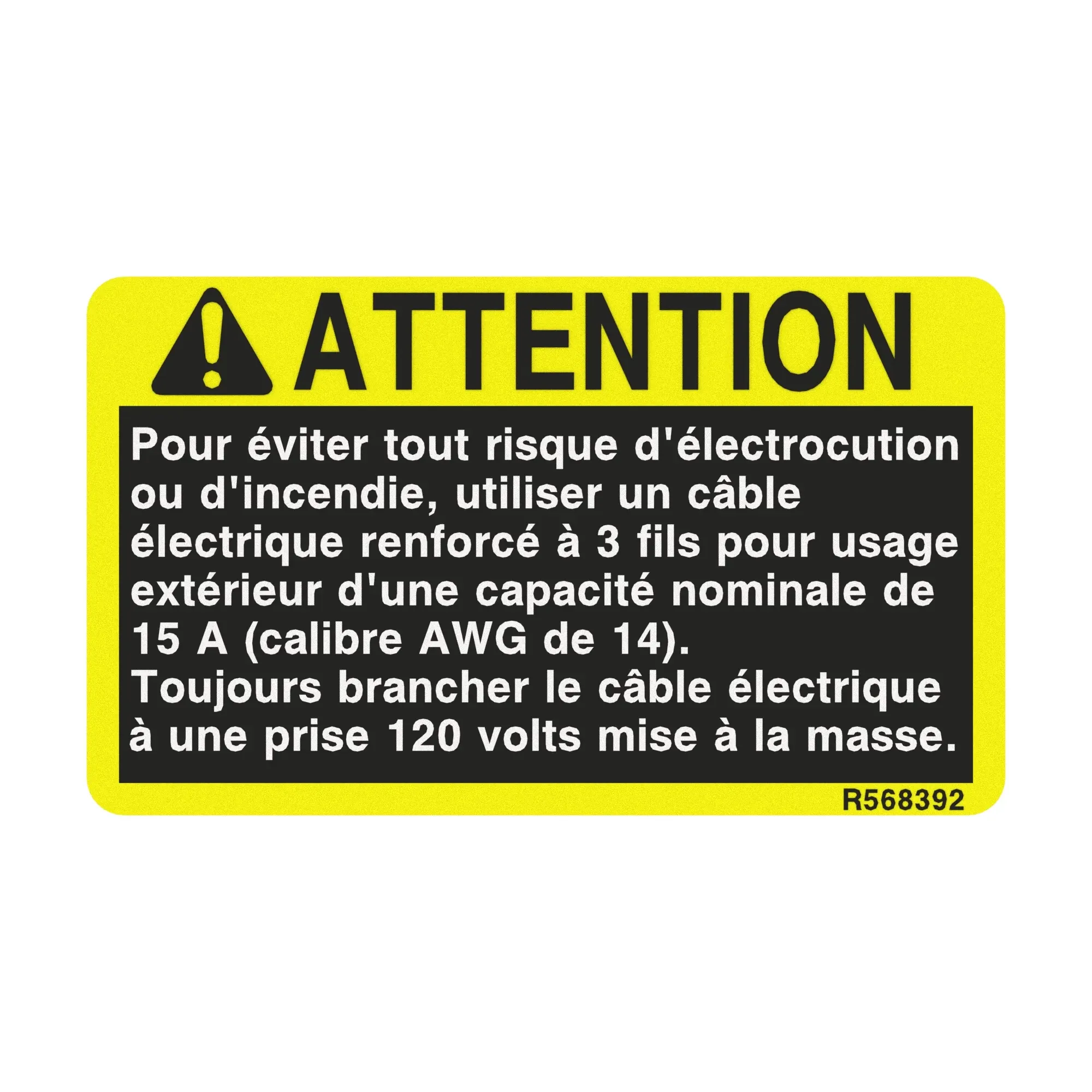 John Deere Breaker Circuit Label - R568392