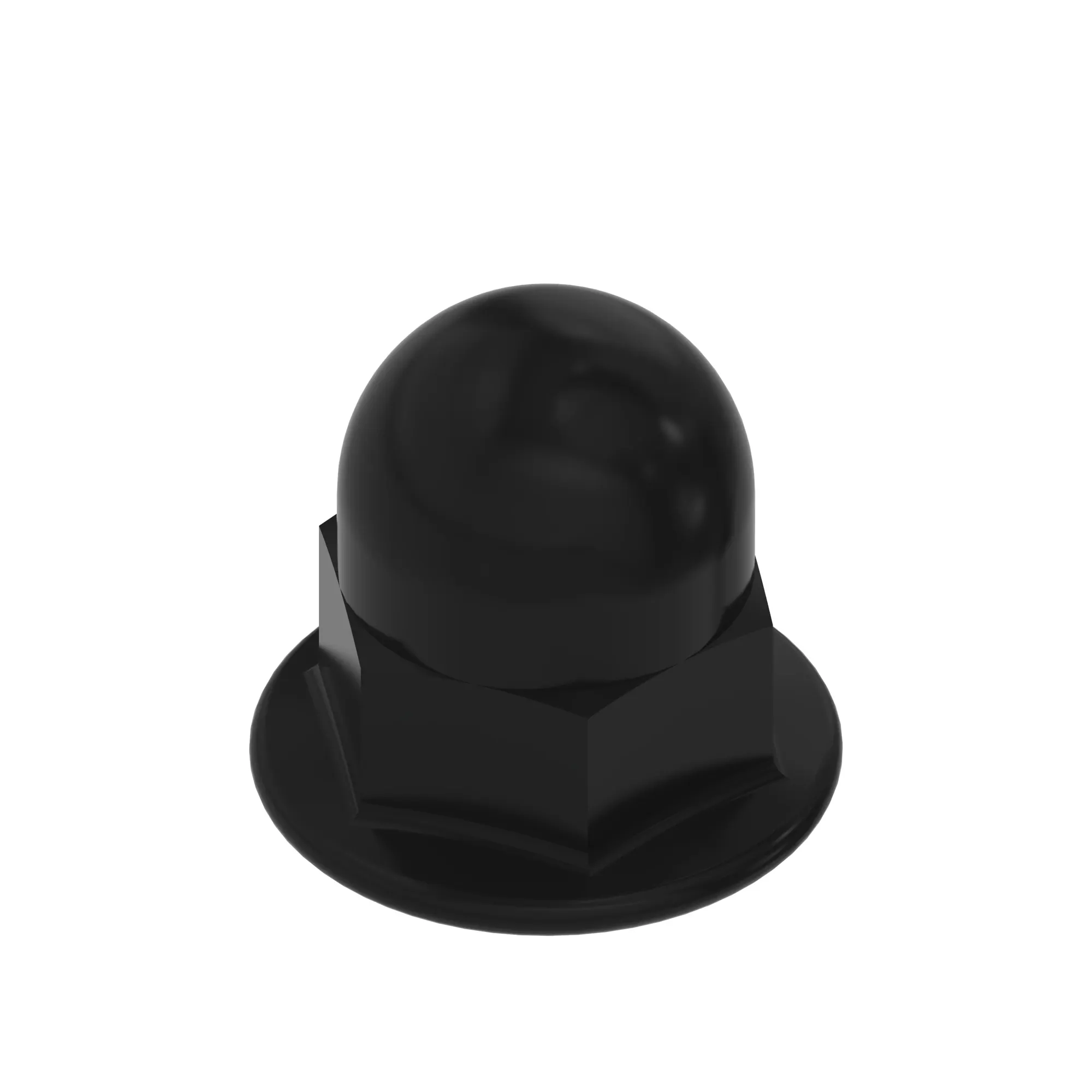 John Deere Hexagonal Crown Flange Nut, M6 - L217214