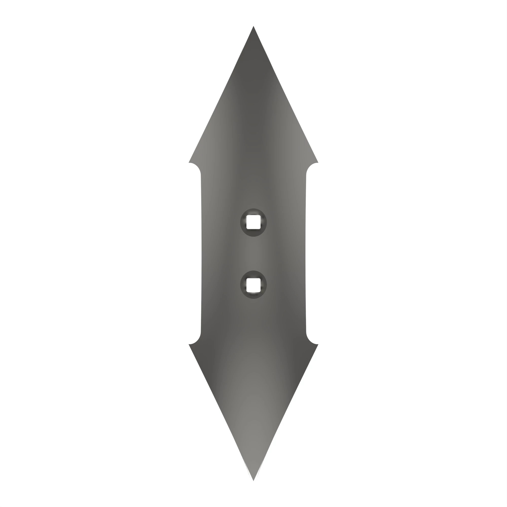 DOUBLE POINTED SHOVEL 4" X 14 1/