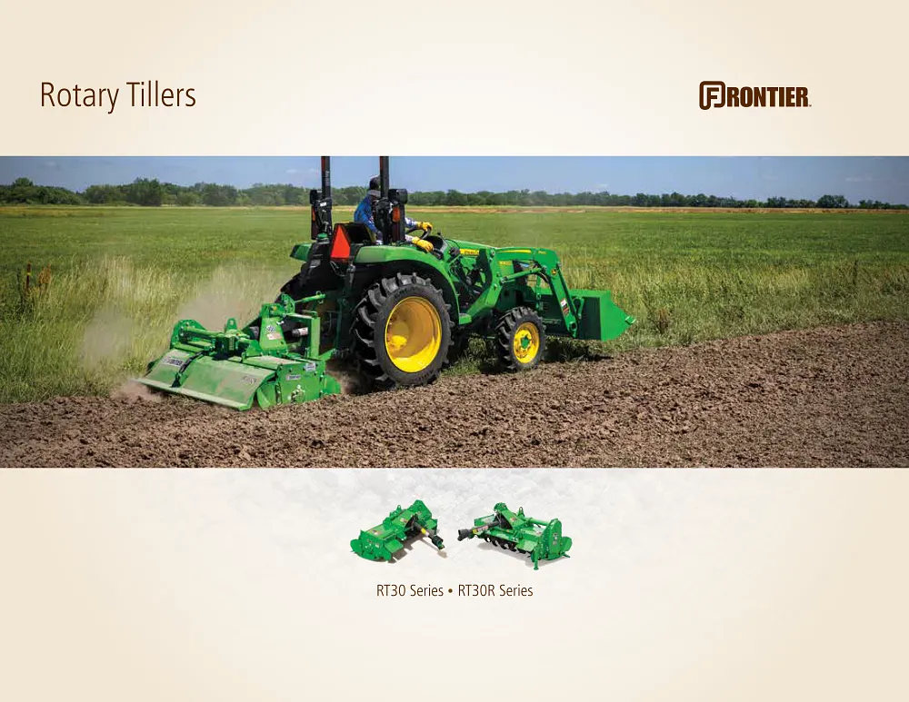 Frontier Rotary Tillers Brochure cover