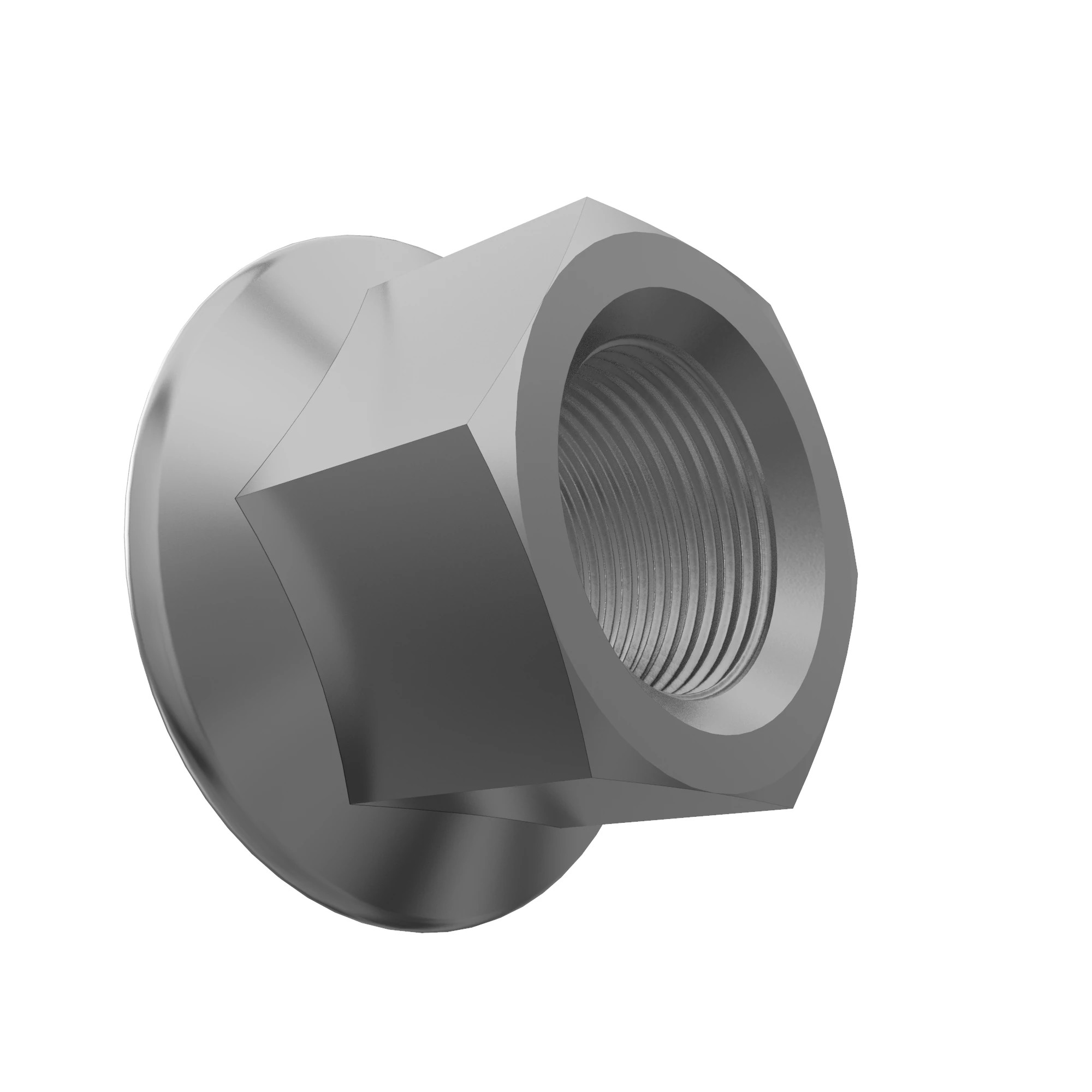 NUT, METRIC, HEX FL, SELF LOCKING