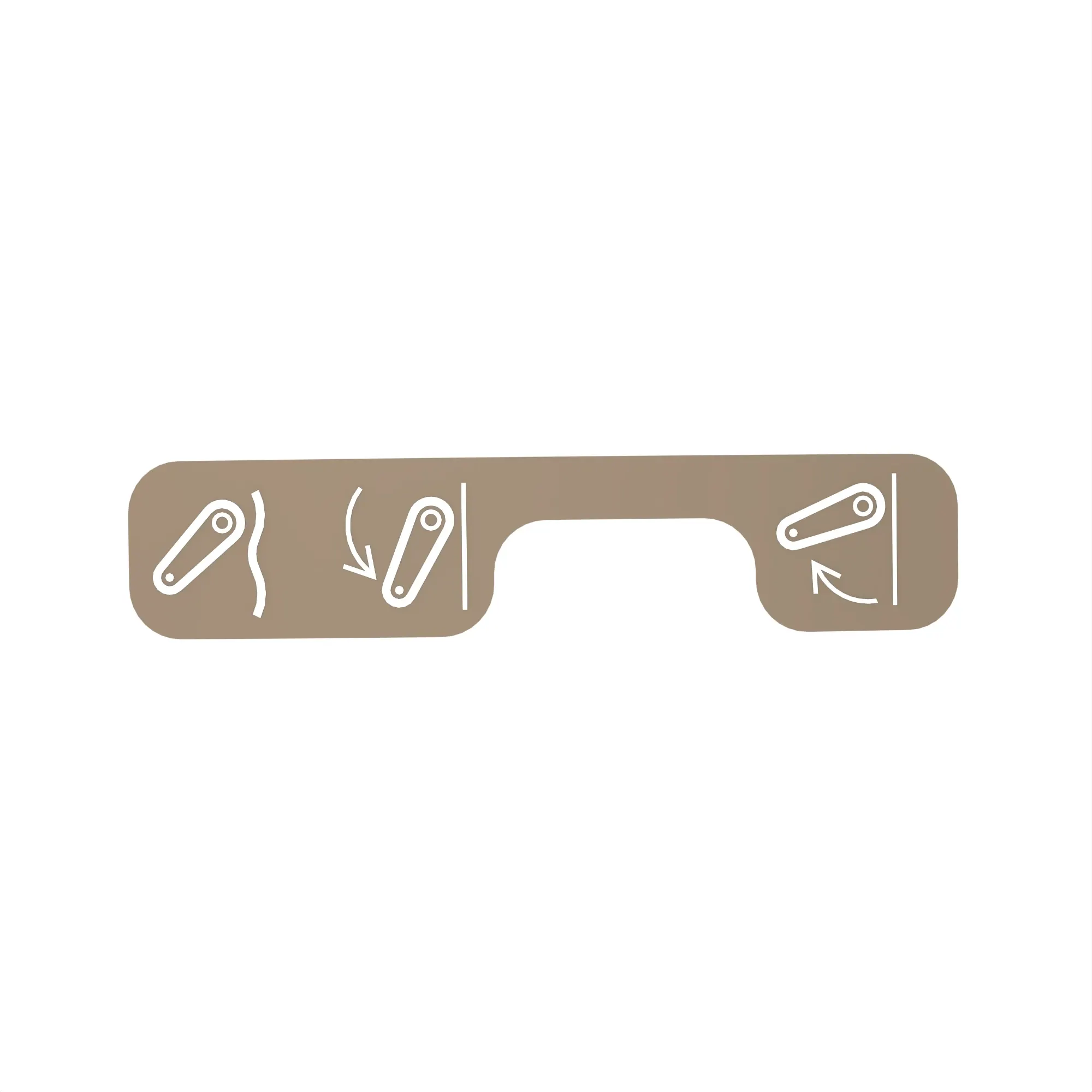John Deere Front Hitch Control Label - SU48727