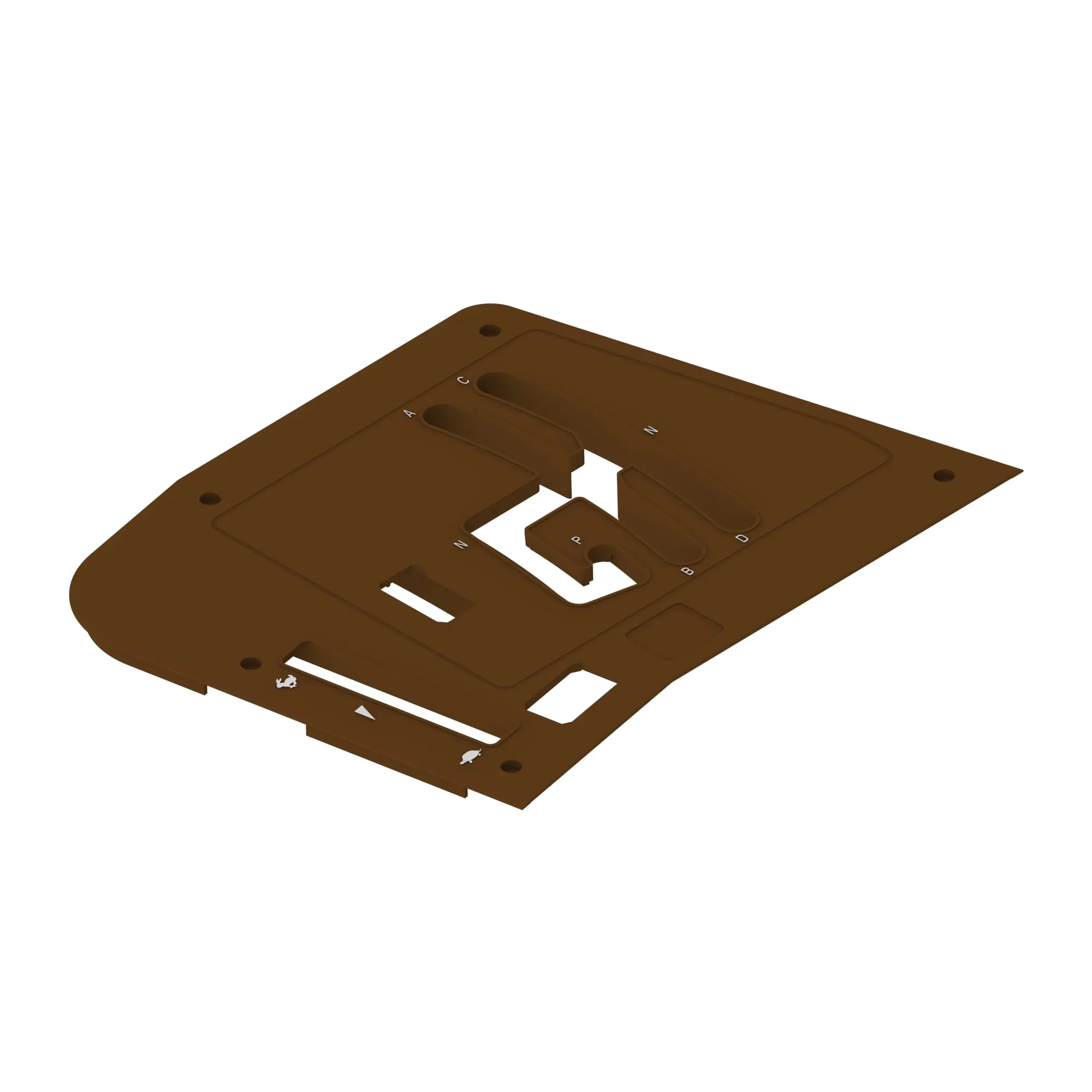 PANEL, SHIFTER GUIDE ASSY.,EPQT,4X4