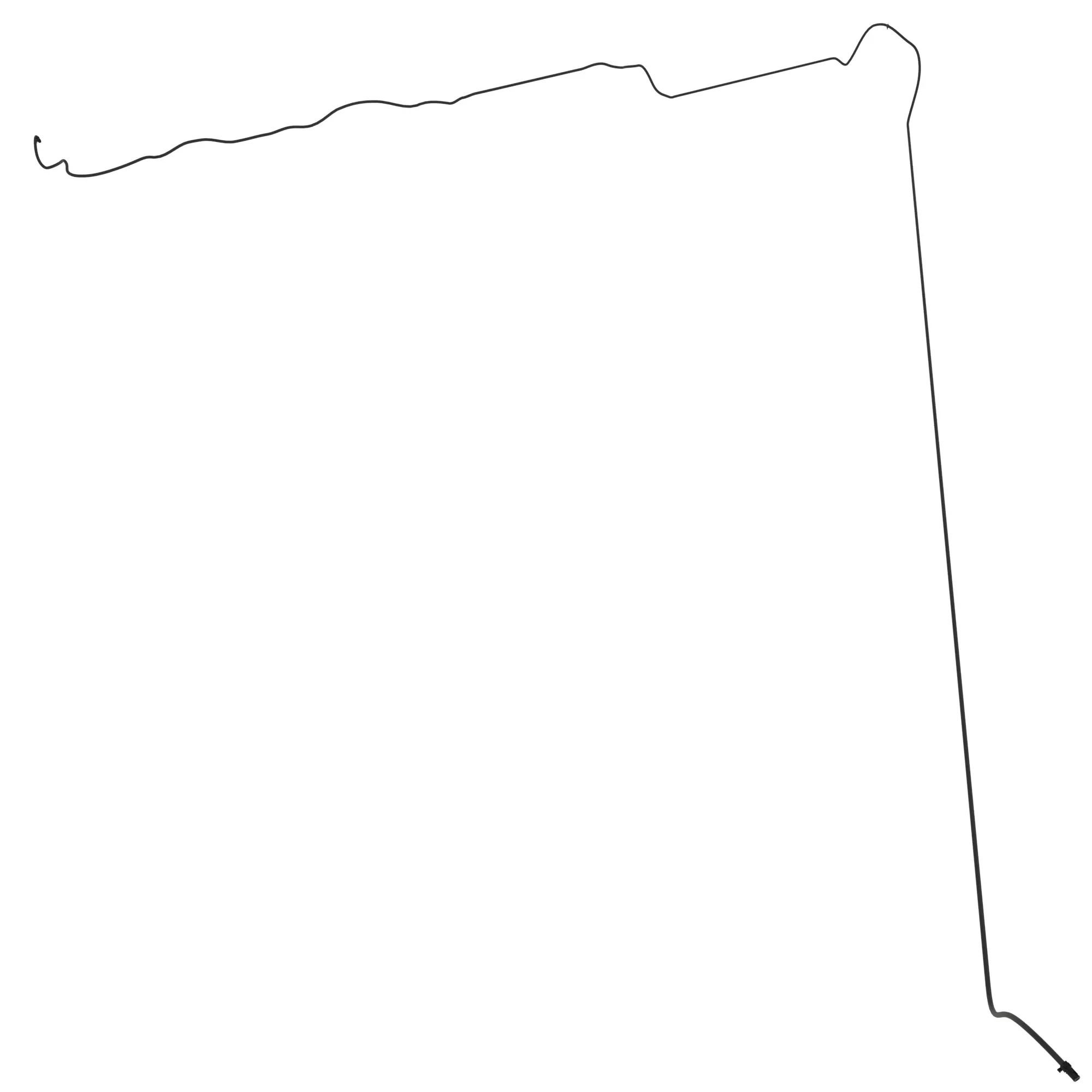 John Deere Ethernet Draft Tube Wiring Harness - AKK57127