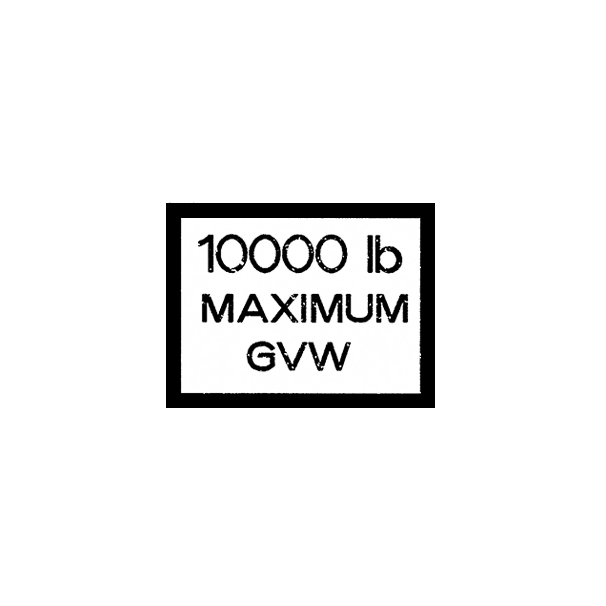 SIGN, MTC = 10,000 LB