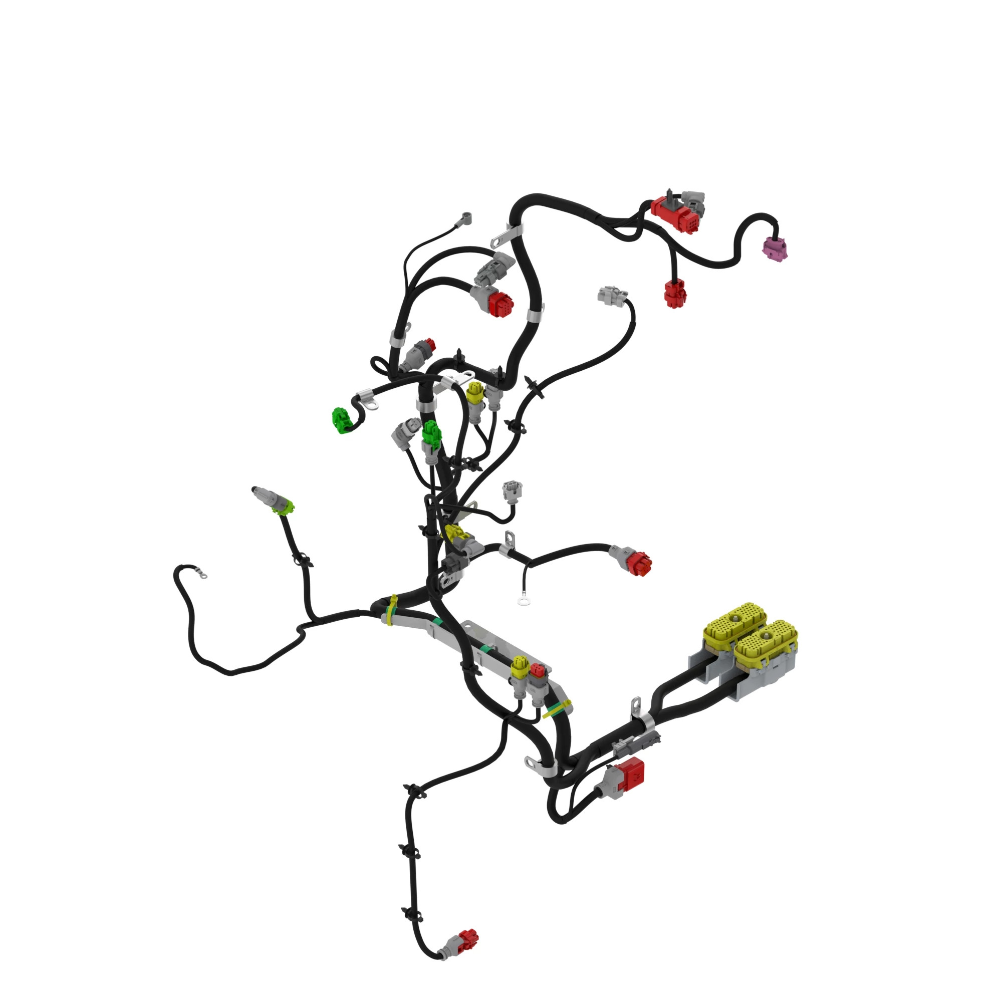 John Deere Engine Wiring Harness, IT4 - DZ100206