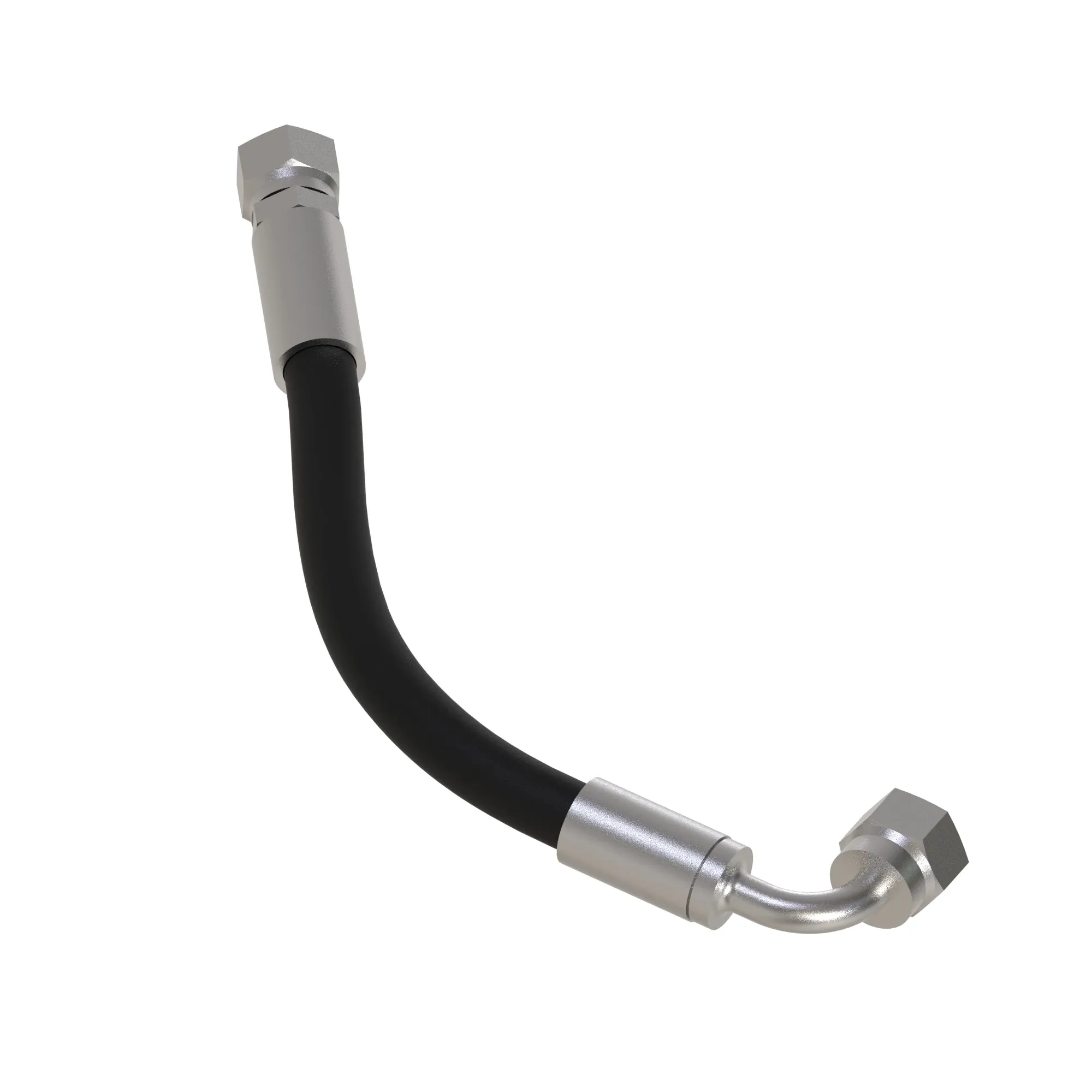John Deere MFWD Steering Hydraulic Hose - RE596314