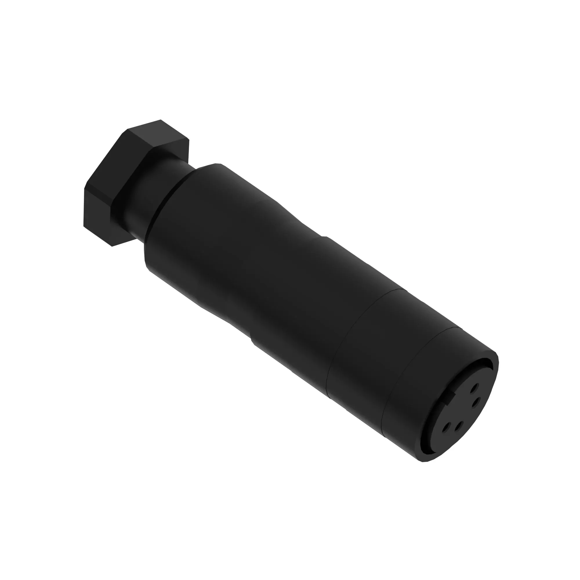 CONN BINDER 423 4W FS BLK PLSTC