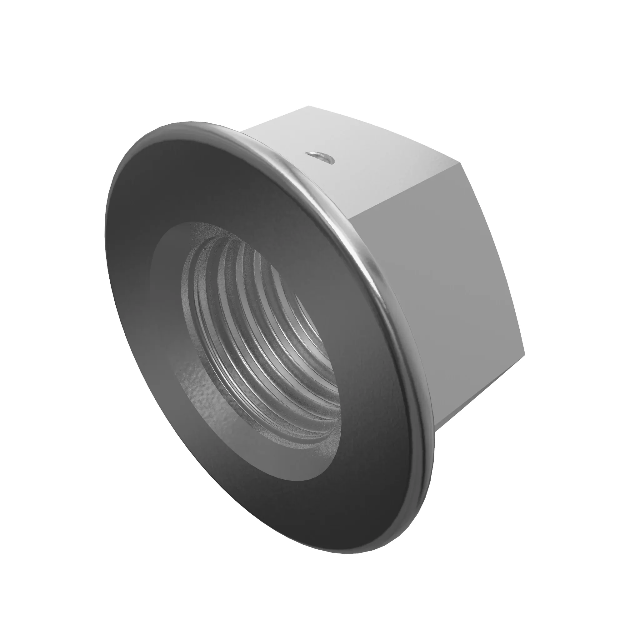 John Deere Hexagonal Flange Lock Nut, 3/8" - E59406