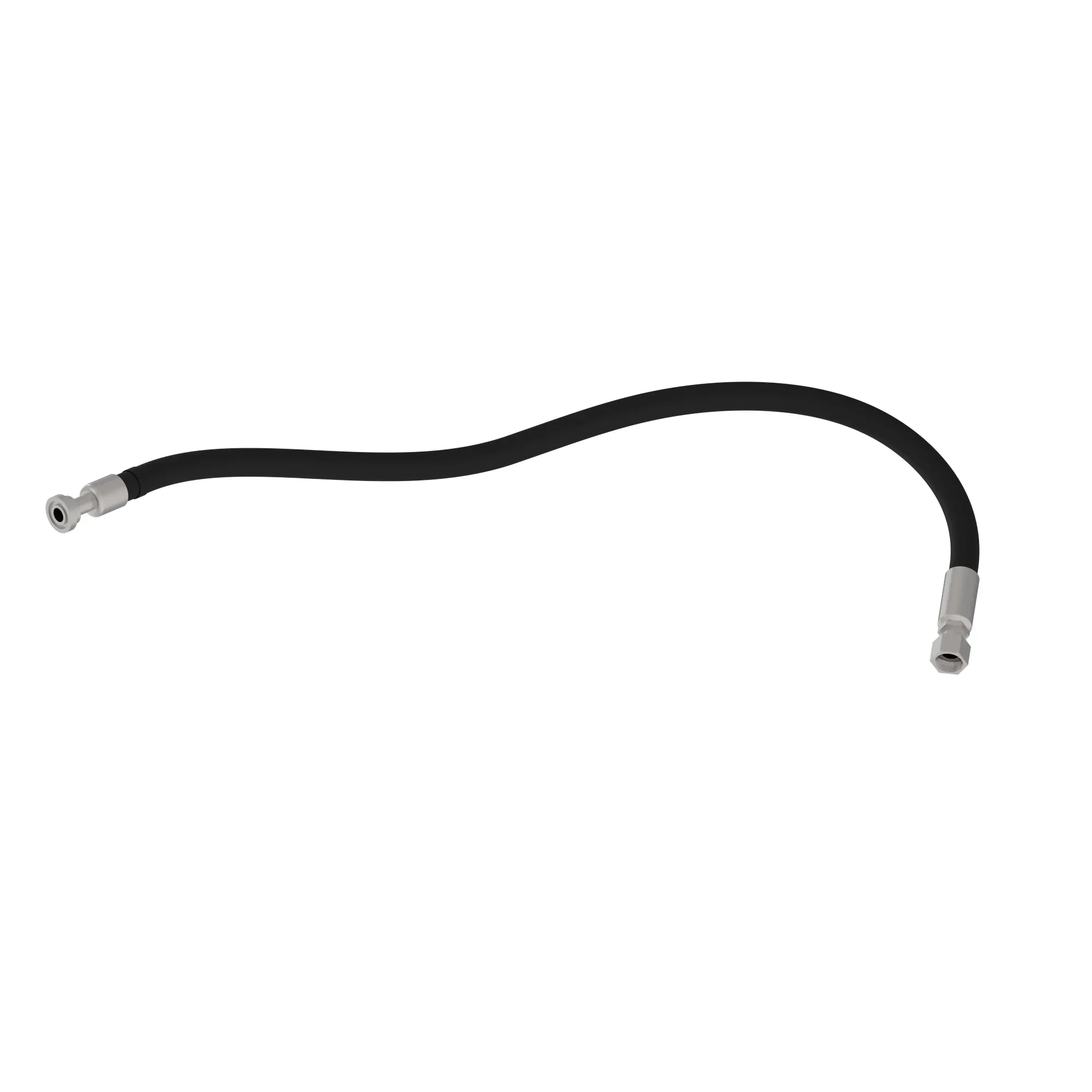 John Deere Cooling Fan Motor to Primary Extractor Pump Hydraulic Hose - AXT21096