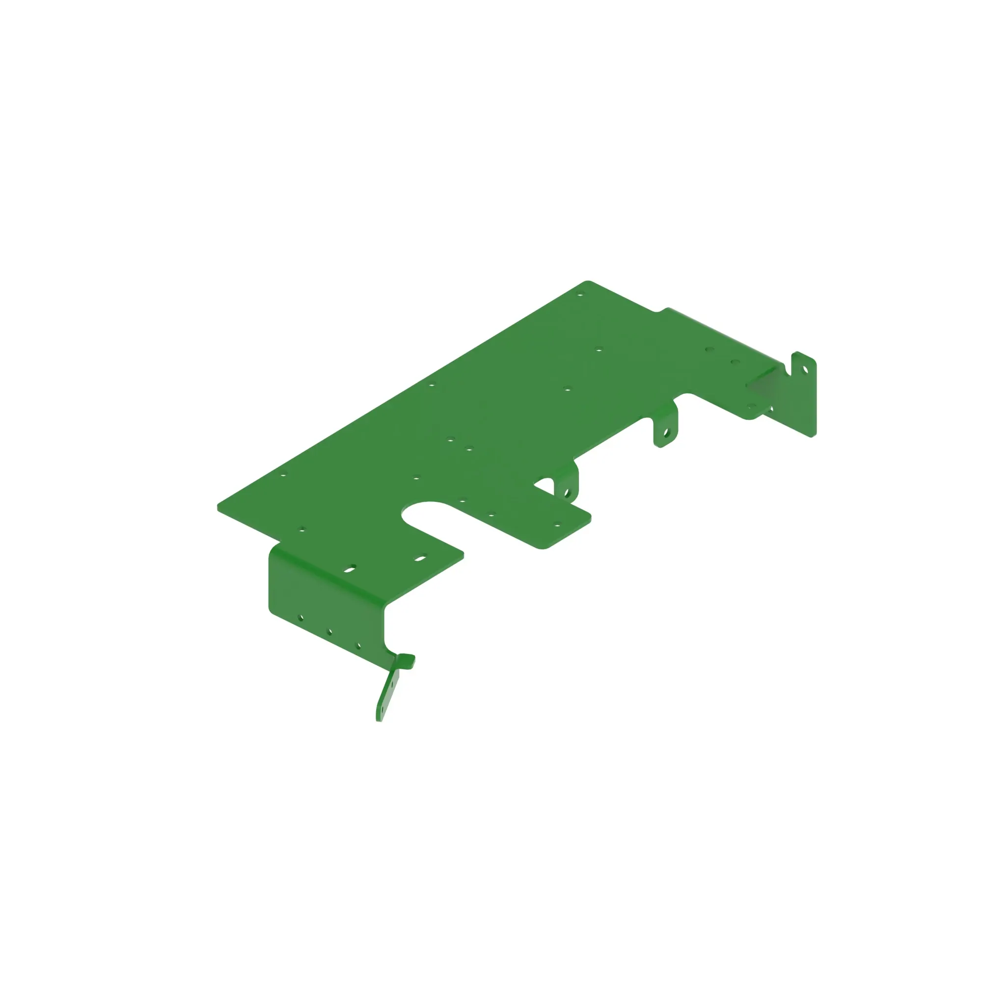 John Deere Auxiliary Hydraulic Pump Hose and Fitting Bracket - KK59790