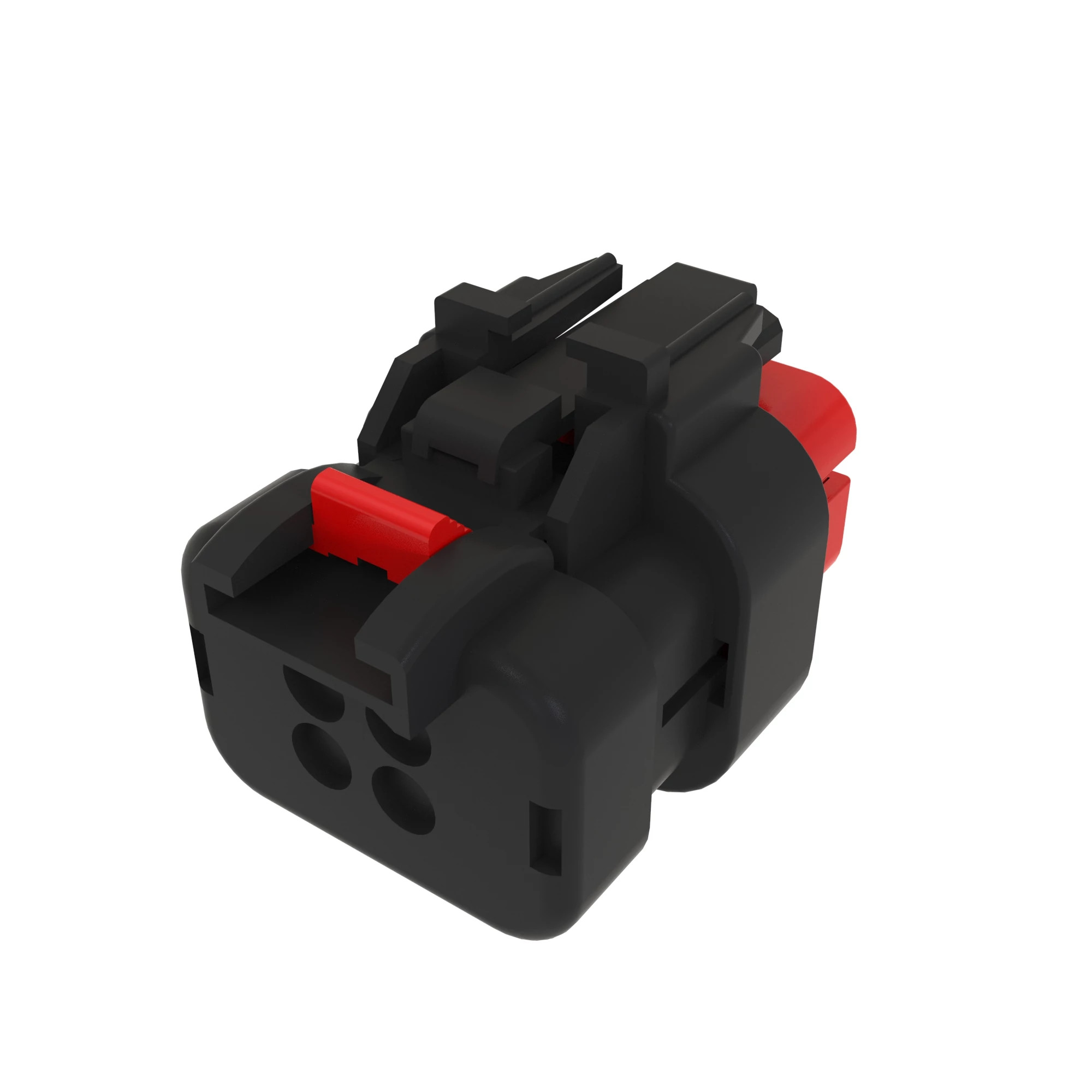 TYCO AMPSEAL16 4W RCPT SLD RED PLST