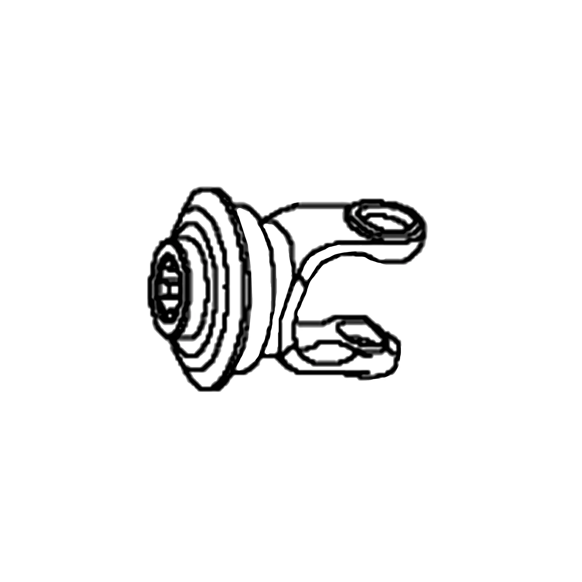 John Deere Yoke with Locking Collar - LVA12791