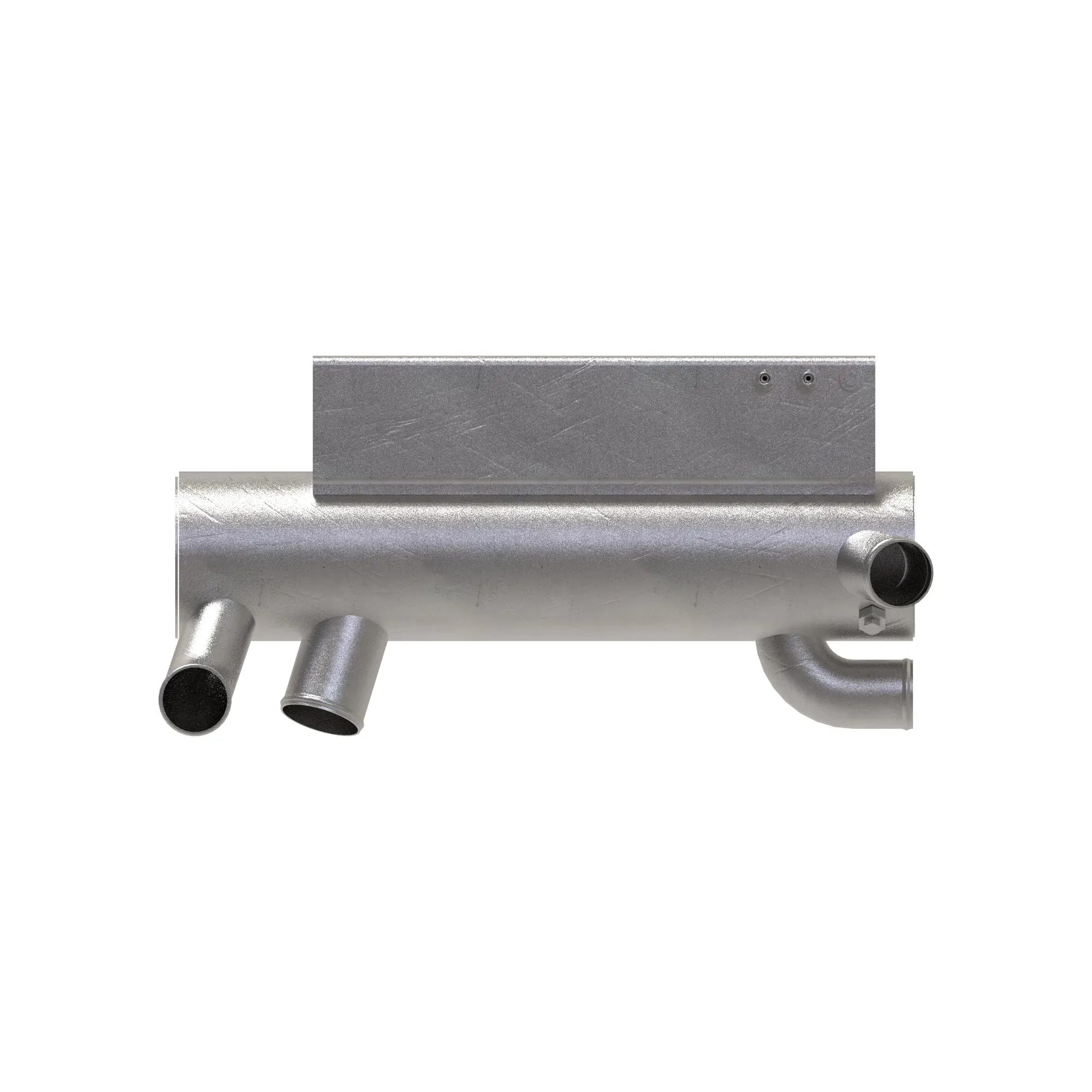 John Deere Heat Exchanger with Expansion Tank - RE567775