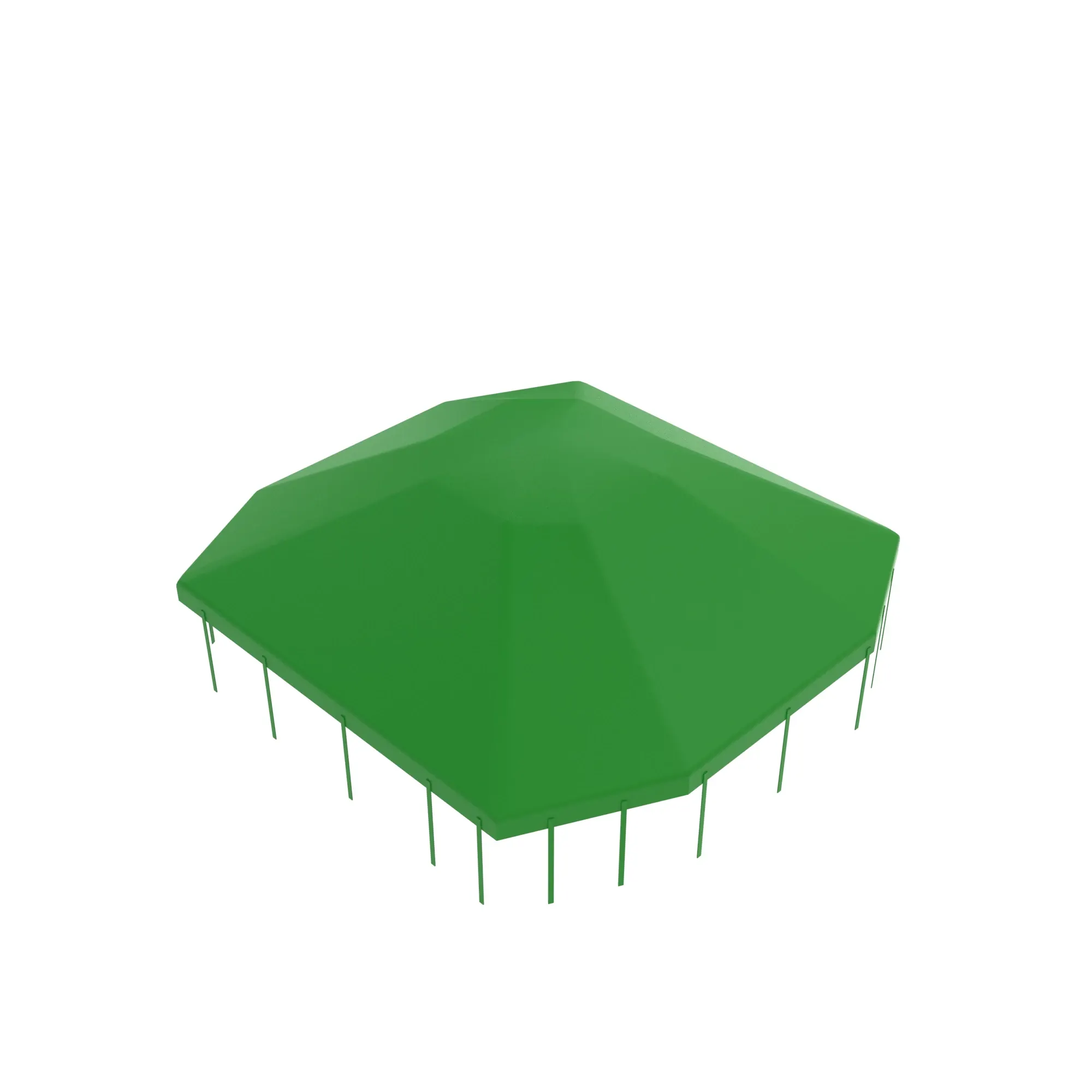 John Deere Grain Tank Cover Canvas - AH232956