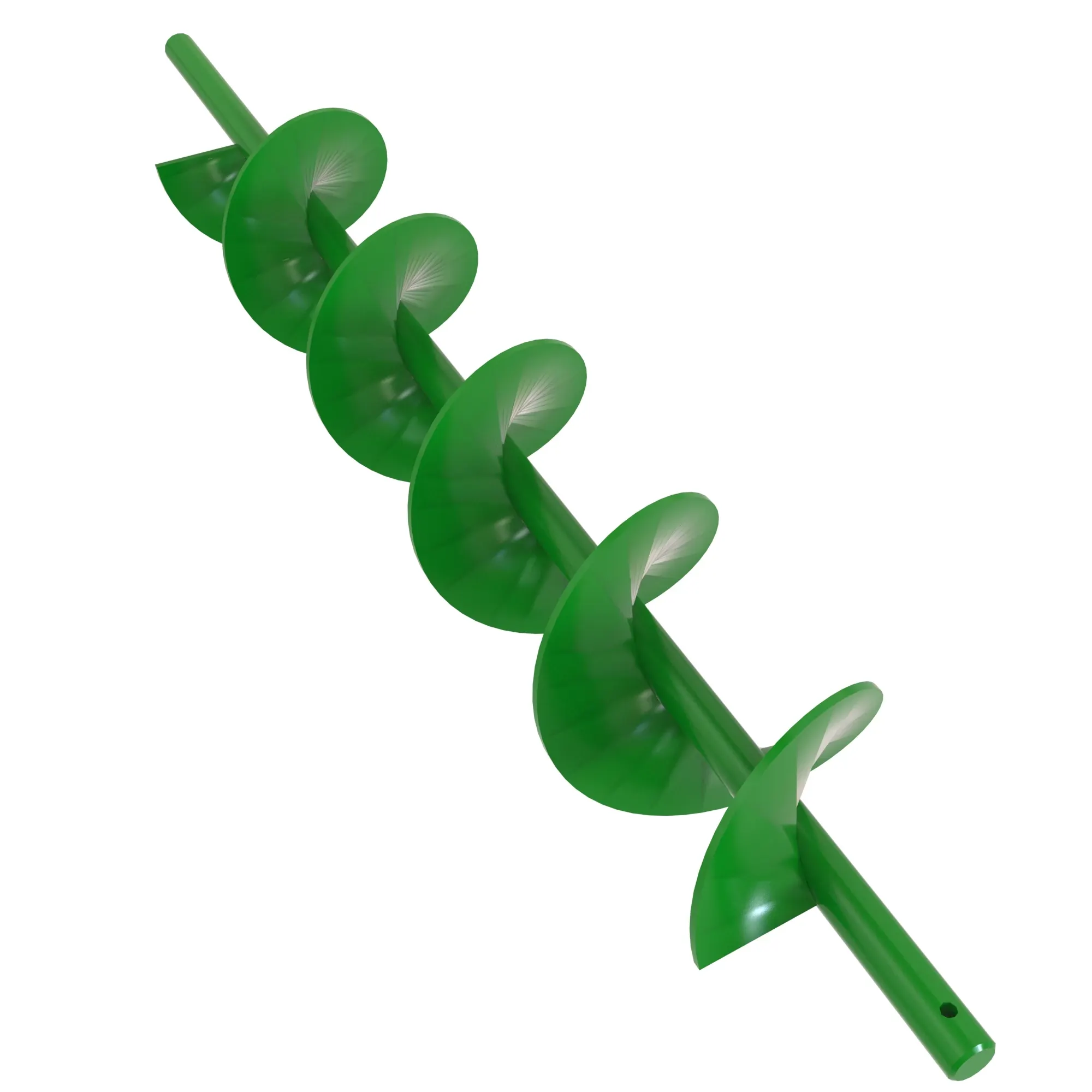 John Deere Right Side Cleaning Shoe Auger Assembly - AH168285