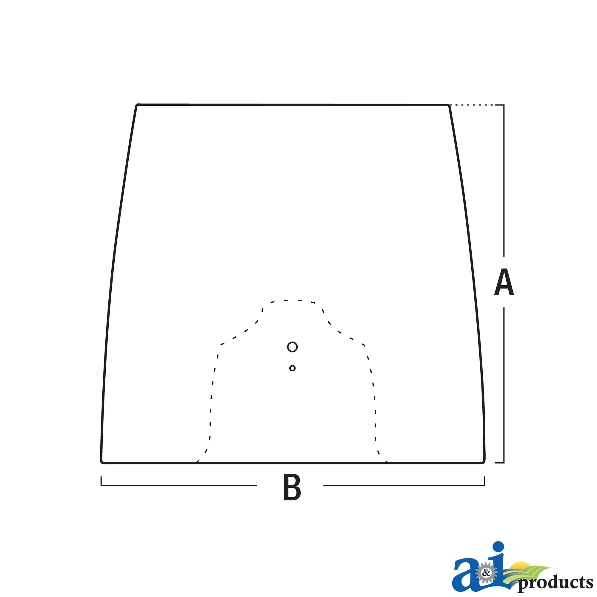 A&I Products Windshield - A-LVU26034