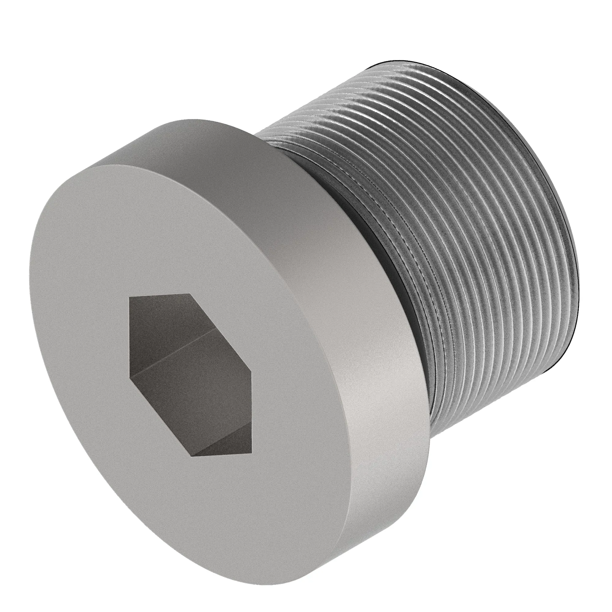 John Deere Straight Metric Thread-Recessed Drive Fitting Plug - AT503772