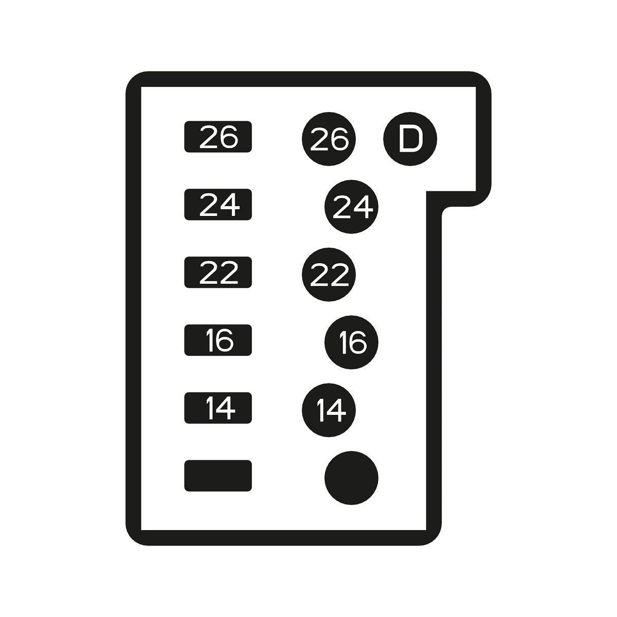 Remap Label 1113 Dual Flex