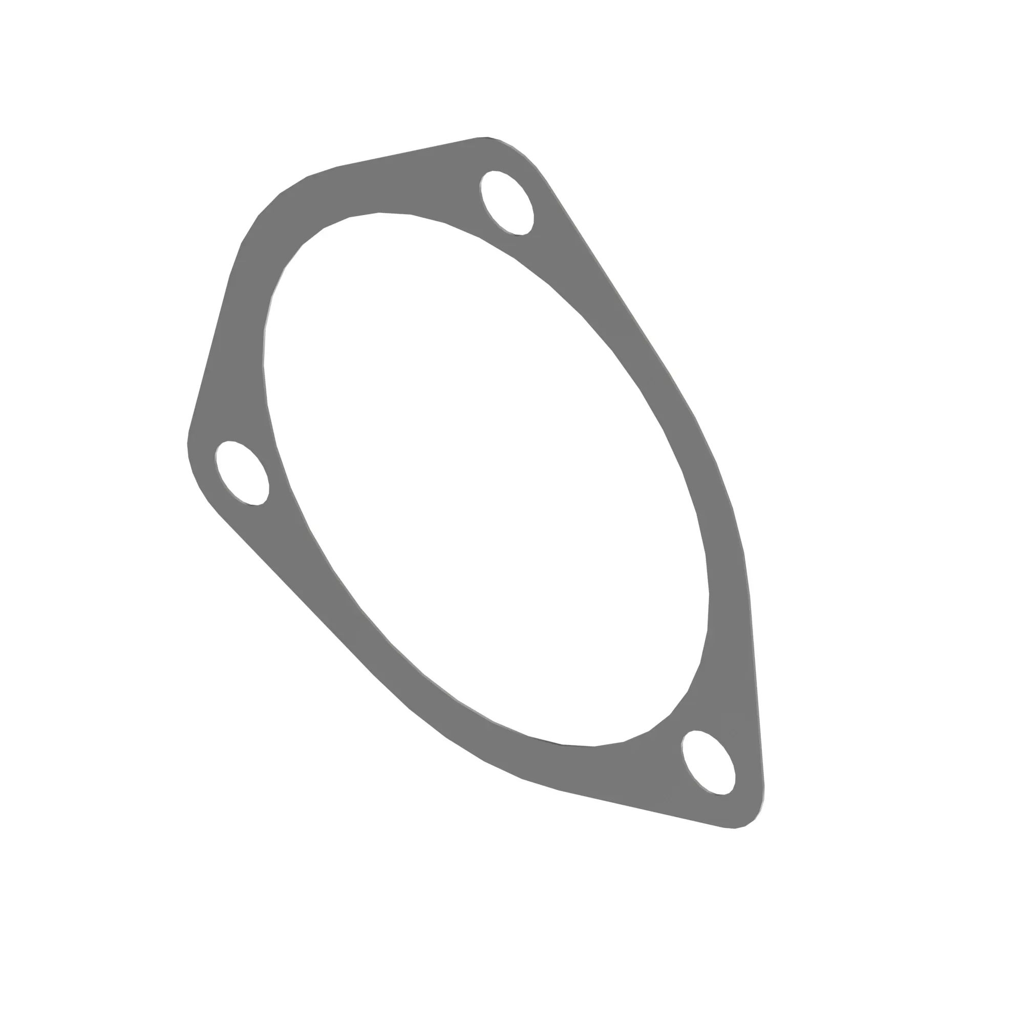 John Deere Final Drive Circular Shim with Ears, 0.5mm - YC32223