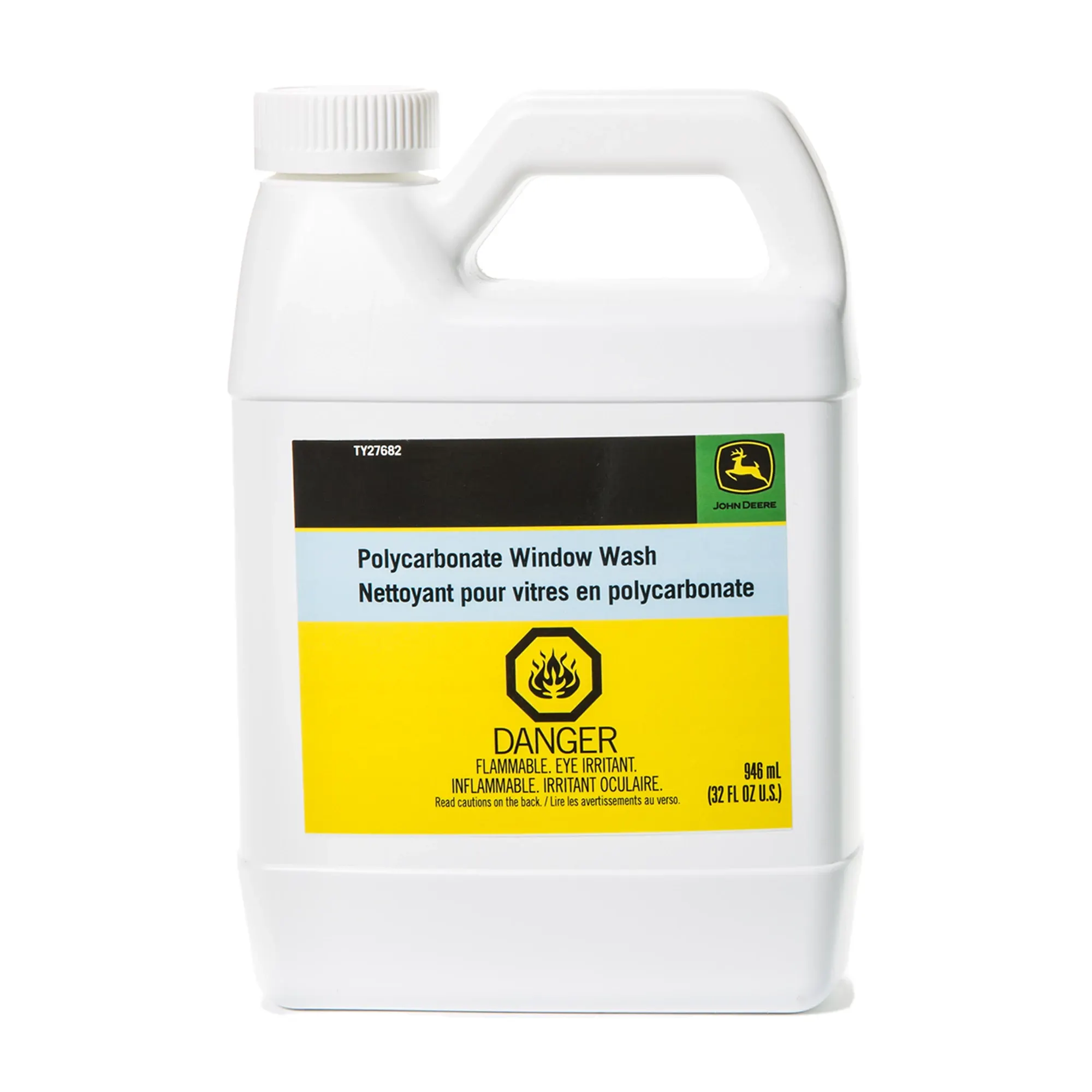 John Deere Polycarbonate Window Cleaner Wash Fluid, 946 ml (32 Fluid Oz) - TY27682