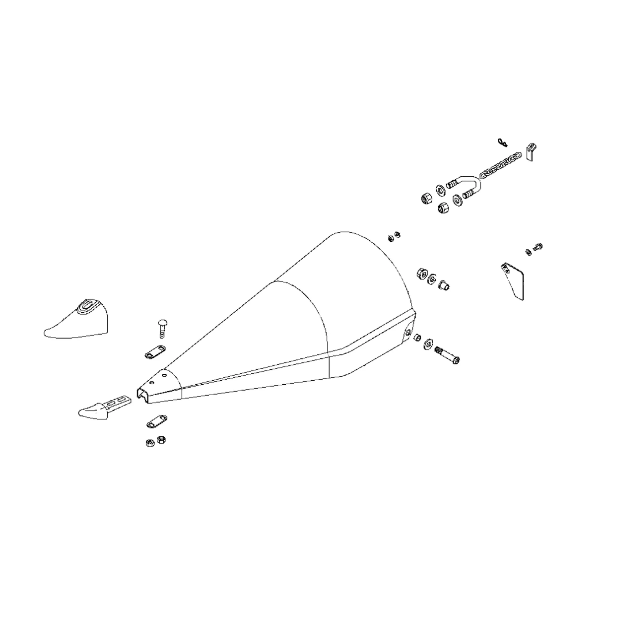 John Deere Head Kit Shoe Kit - AH159908