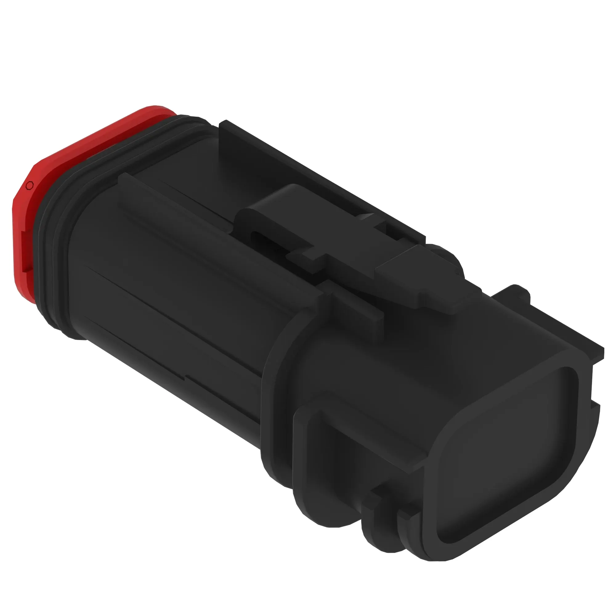 CONN TYCO DT 2W FS BLK PLSTC