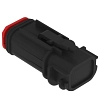 CONN TYCO DT 2W FS BLK PLSTC