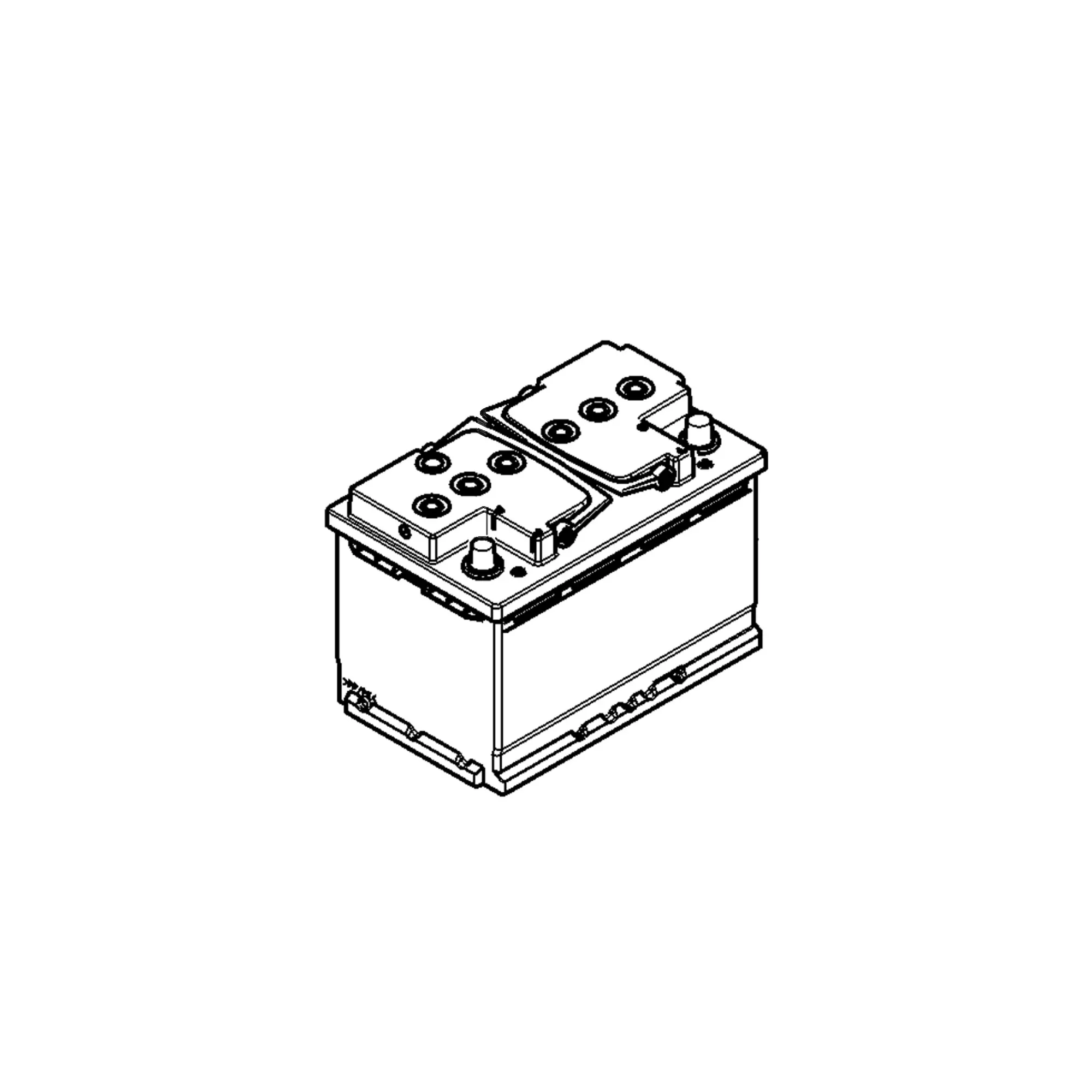 John Deere Wet Charged Battery - ER486437