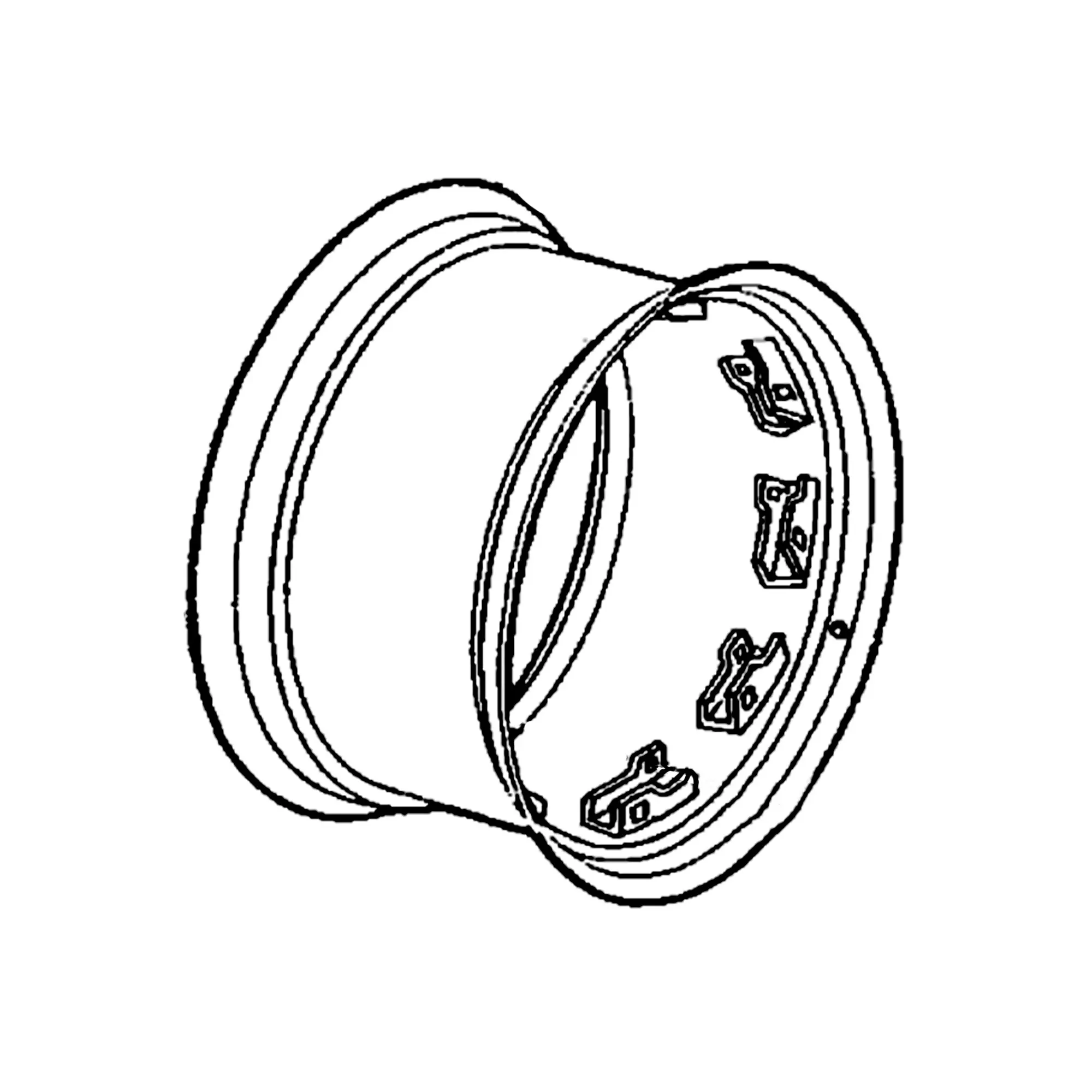 John Deere Rim, 12 X 26 - RE47460
