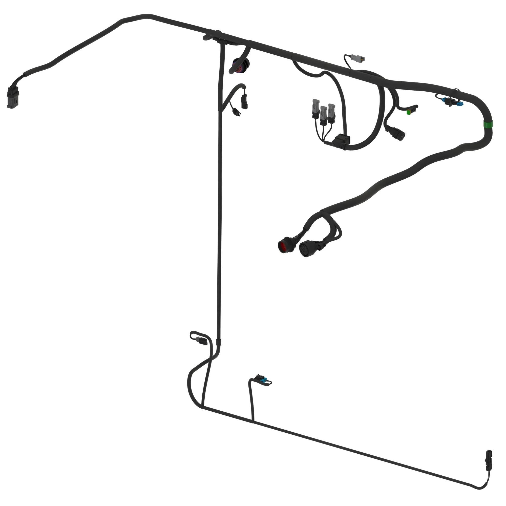 John Deere Baffle Wiring Harness - AT524091