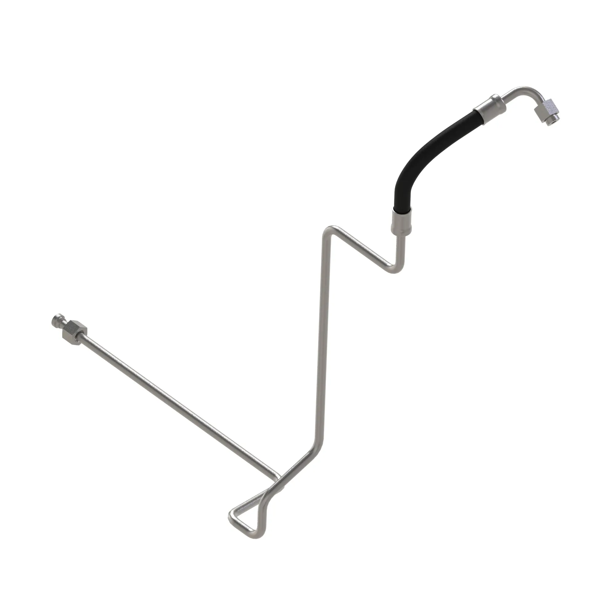 Oil Line, Steering Line, RH, Rear, D
