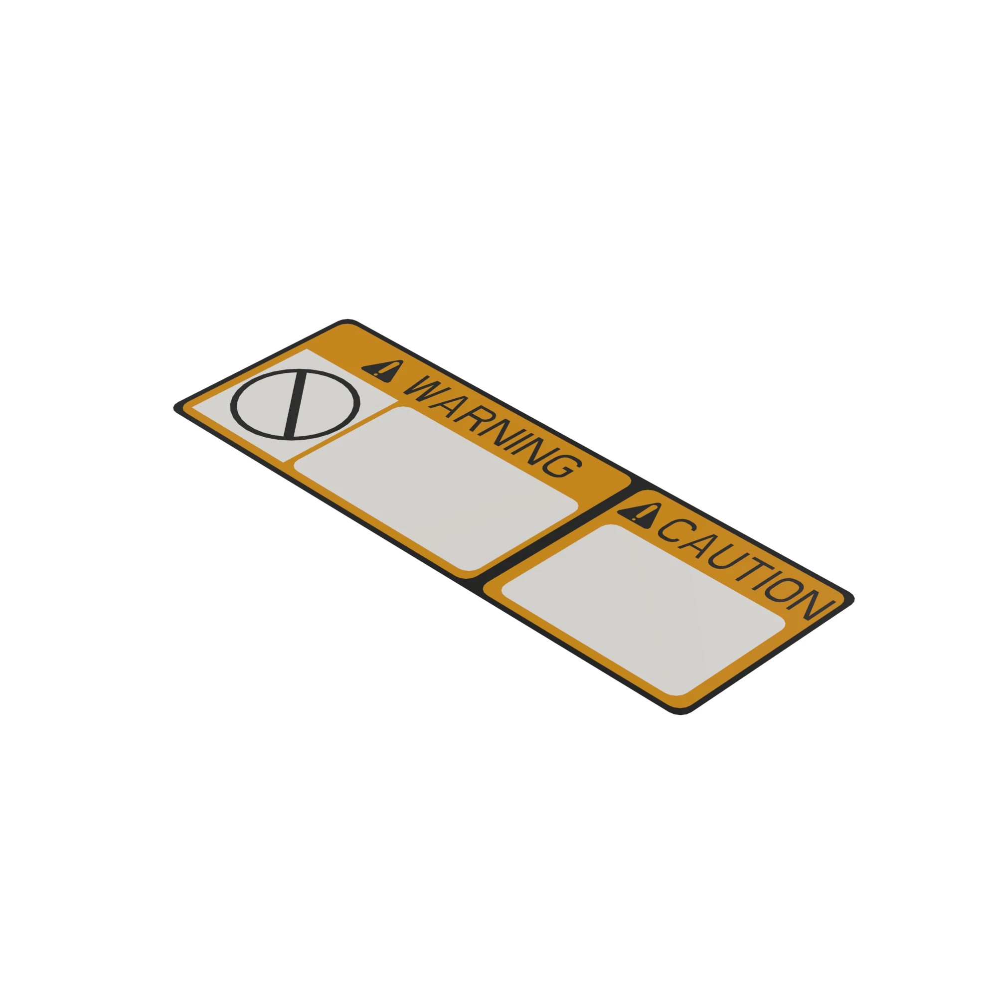 LABEL, WARNING/CAUTION ENGINE