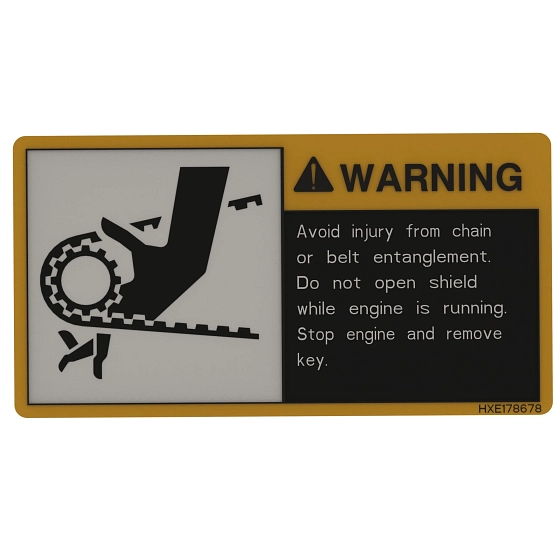 John Deere Label - HXE178678