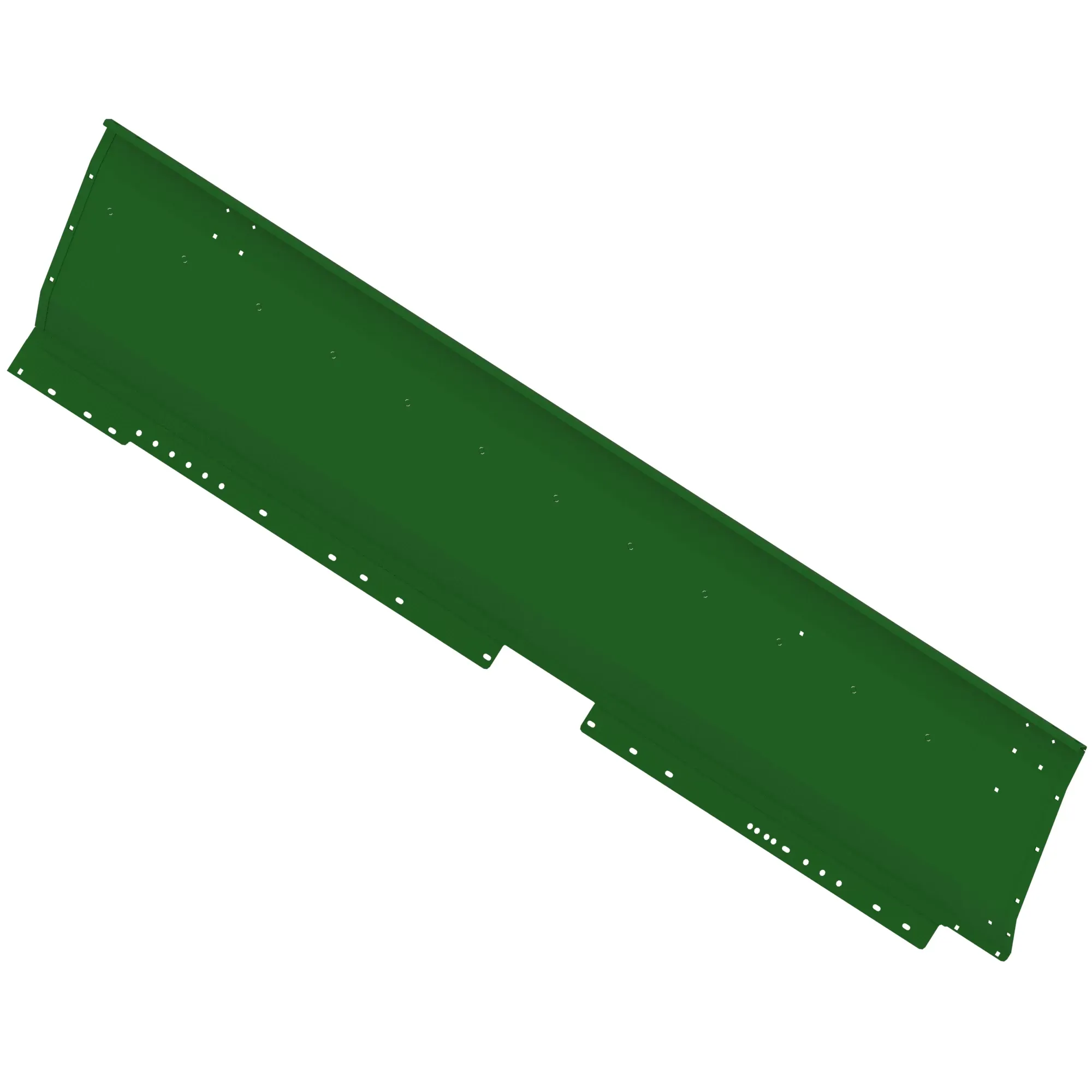 John Deere Right Side Back Draper Panel Sheet - HXE10398