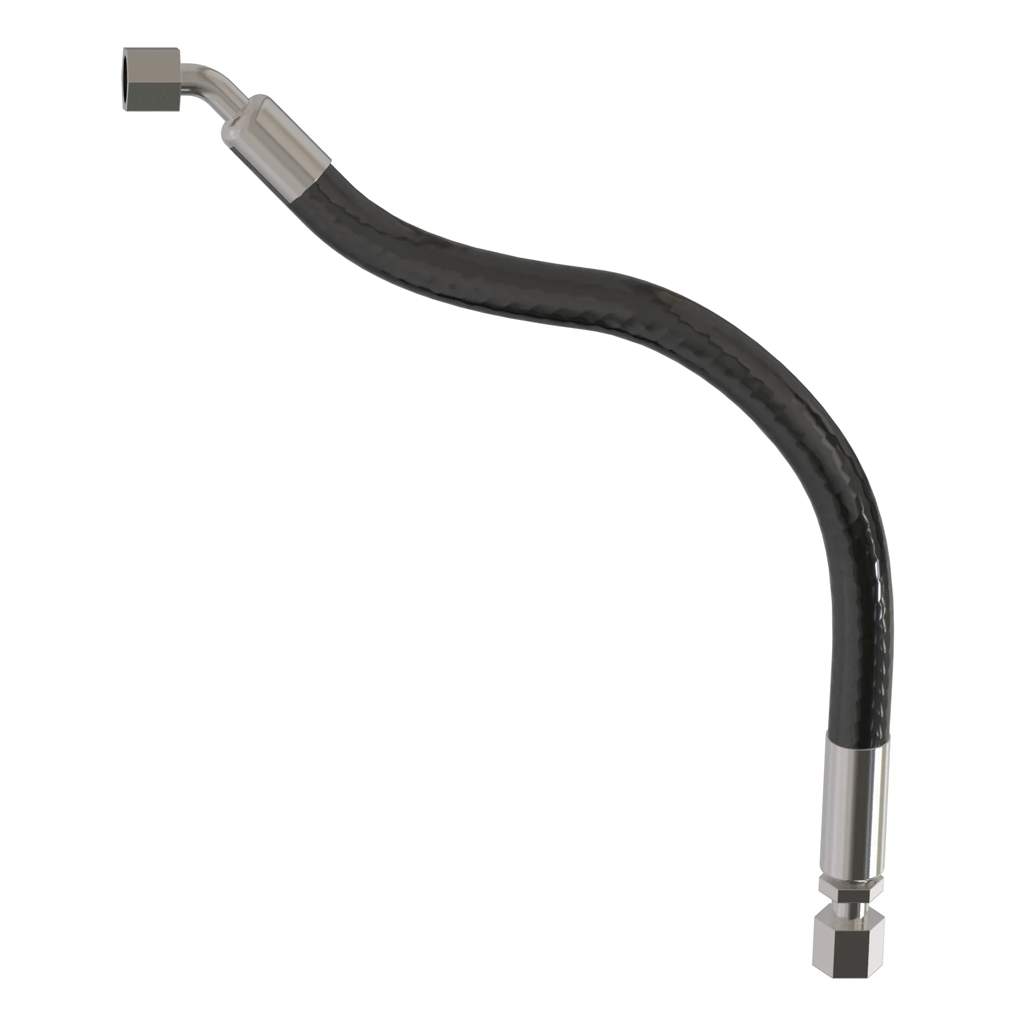 John Deere Control Valve to Articulation Cylinder Hydraulic Hose - AT457630